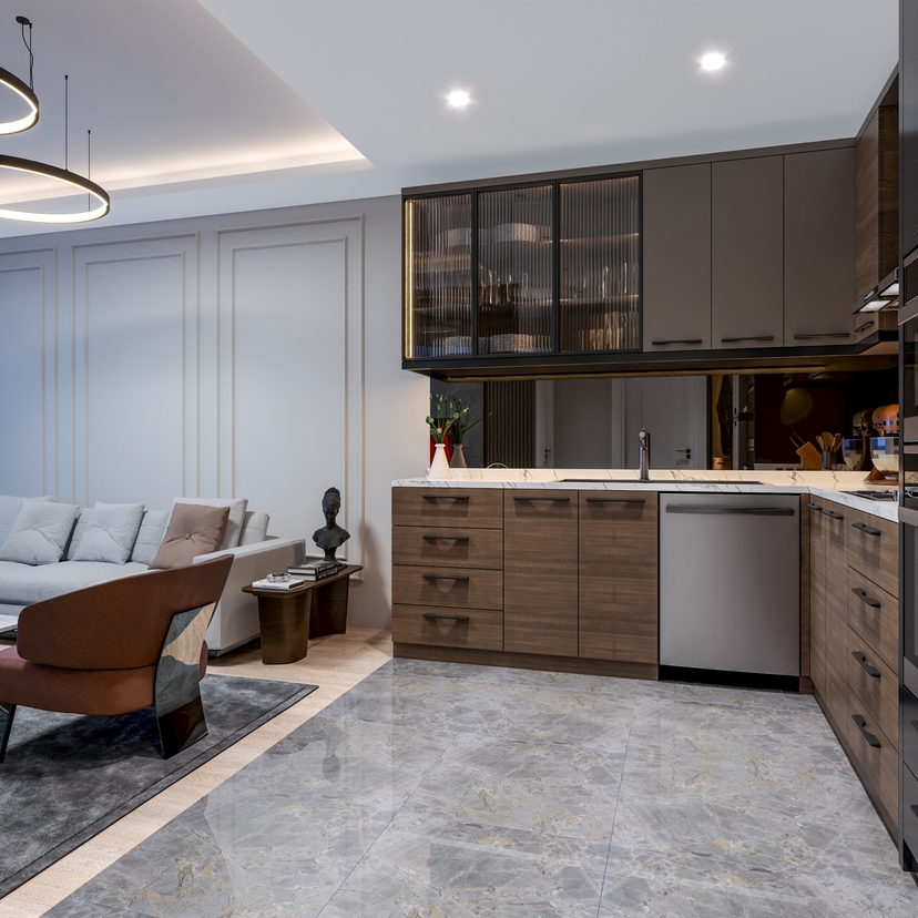 Peaceful retreat in modern design new project in Mersin
