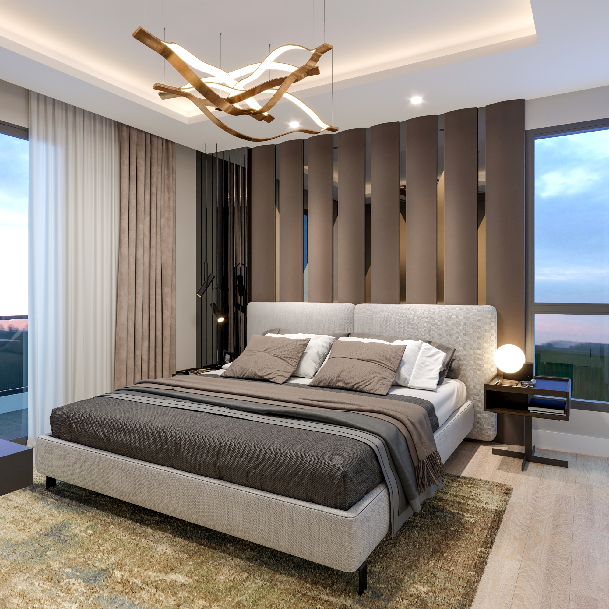 Peaceful retreat in modern design new project in Mersin
