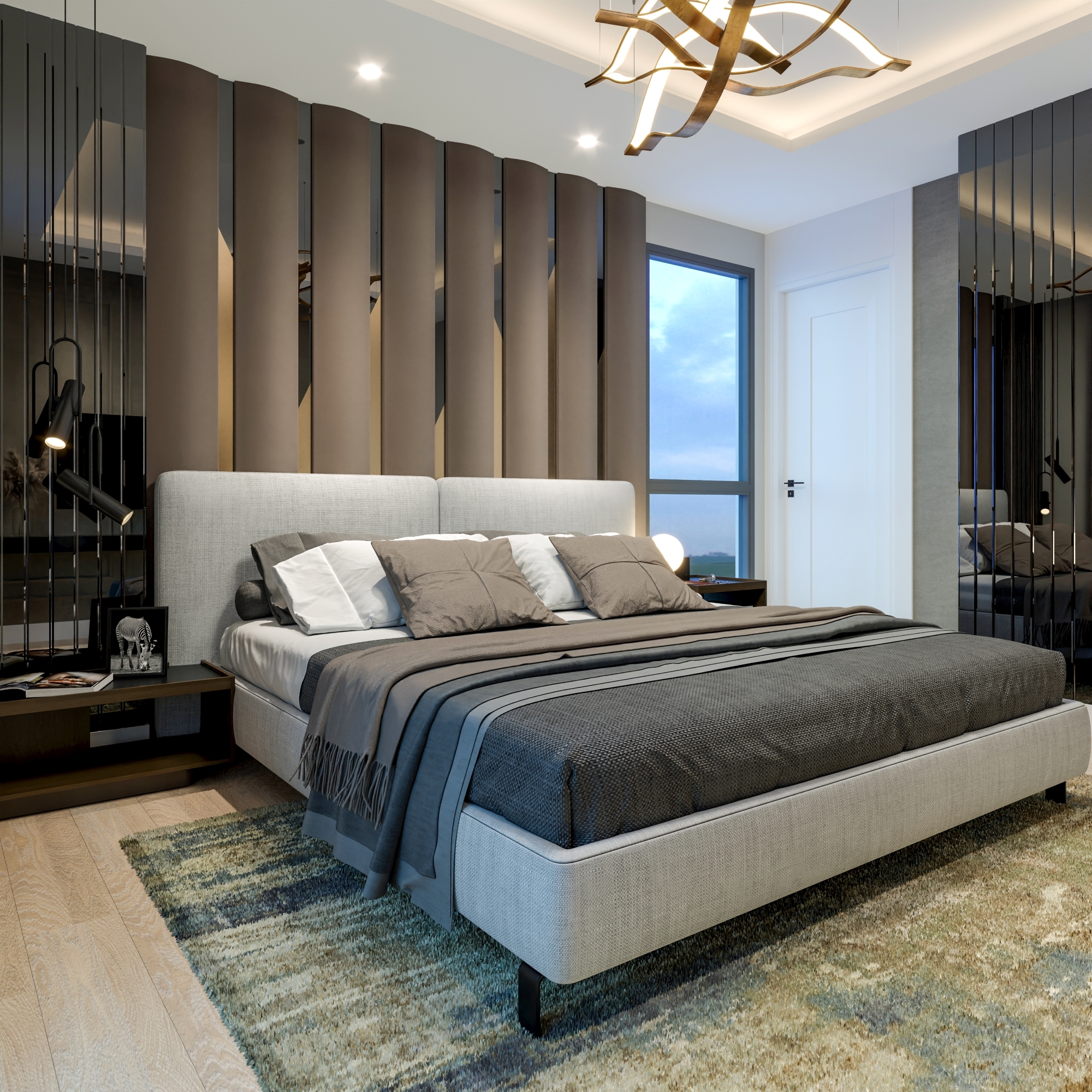 Peaceful retreat in modern design new project in Mersin