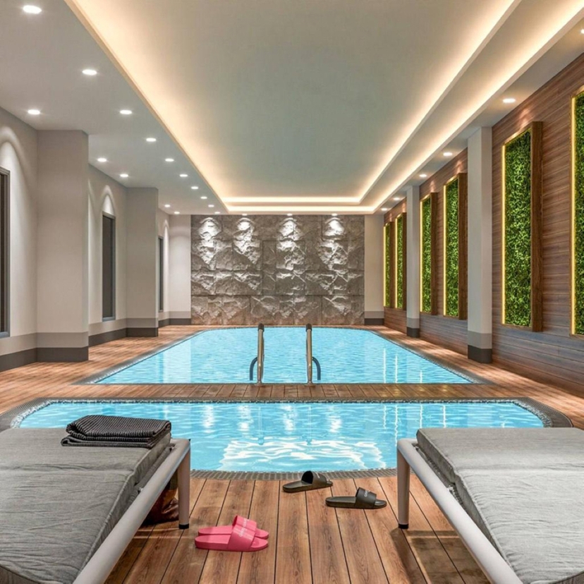 Peaceful retreat in modern design new project in Mersin