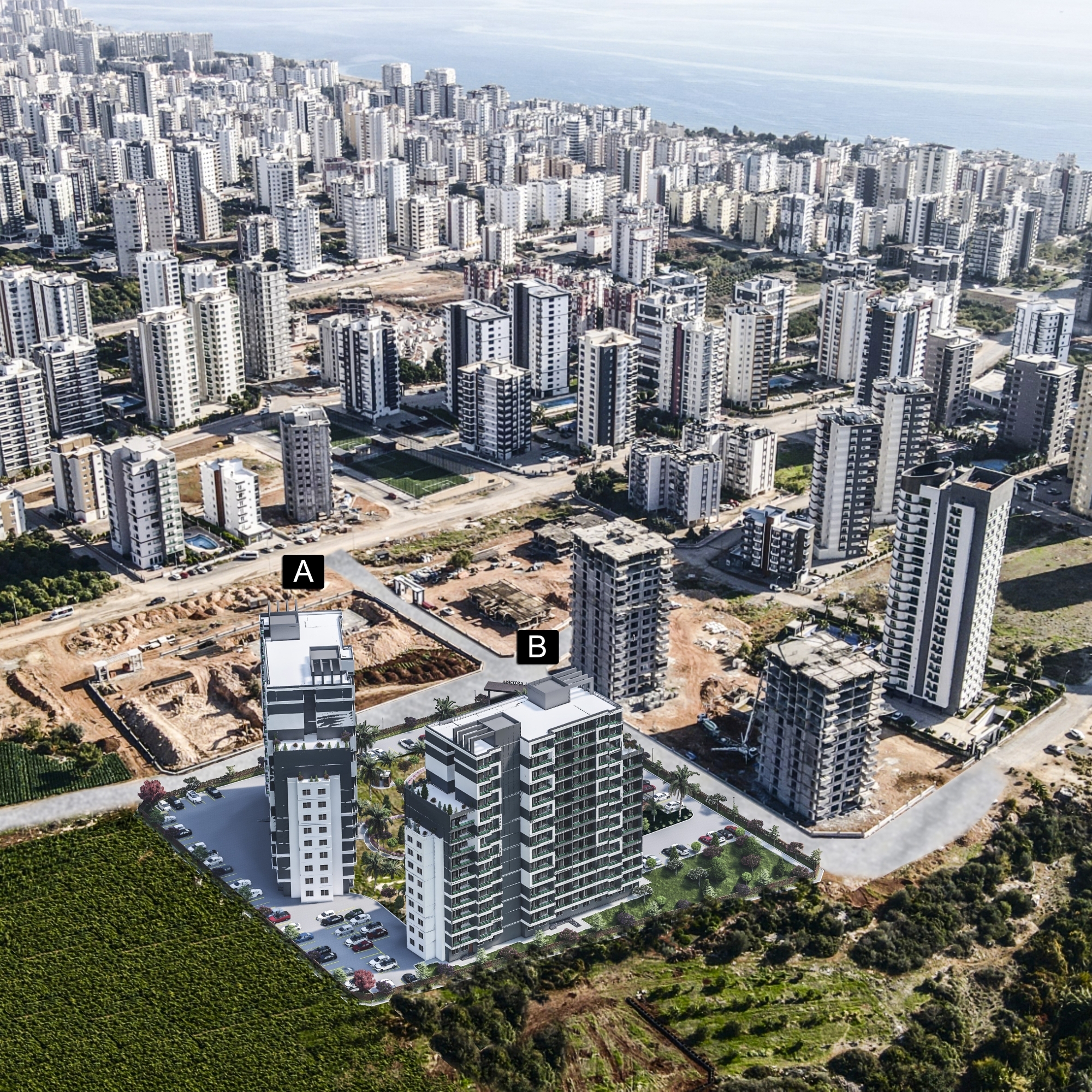 Affordable and high quality apartments for sale in Mersin