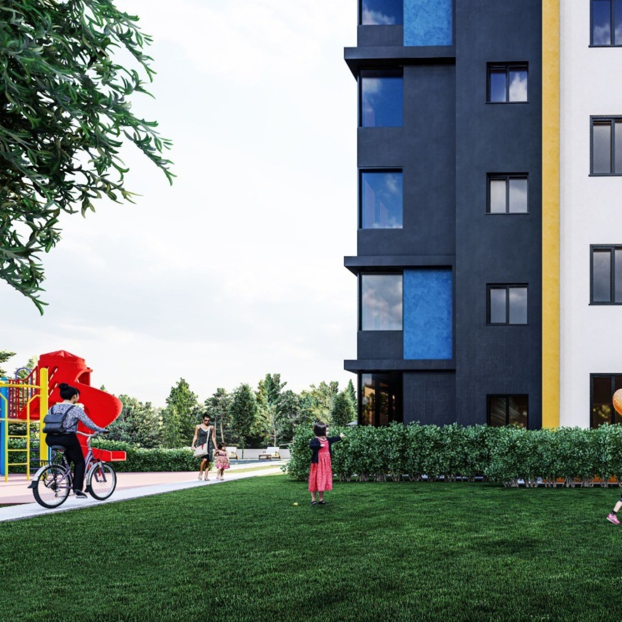 Luxuriöses 2+1 Apartment mit Meeres- und Bergblick, Mersin-Mezitli