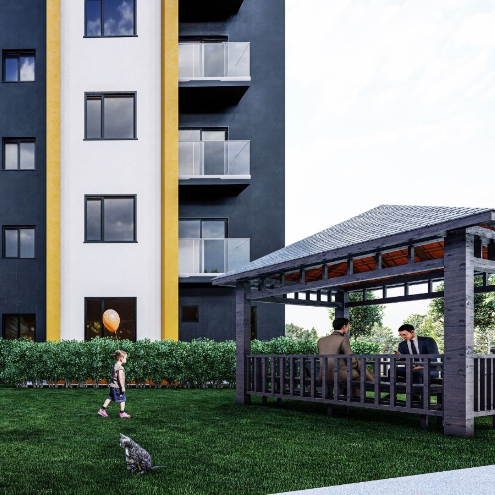 Luxuriöses 2+1 Apartment mit Meeres- und Bergblick, Mersin-Mezitli