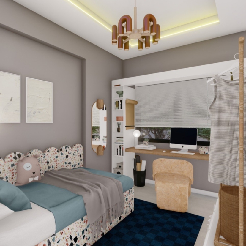 Luxuriöses 2+1 Apartment mit Meeres- und Bergblick, Mersin-Mezitli