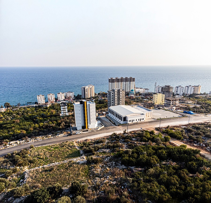Luxury 1+1 Apartment with Sea and Mountain Views, Mersin - Ayaş