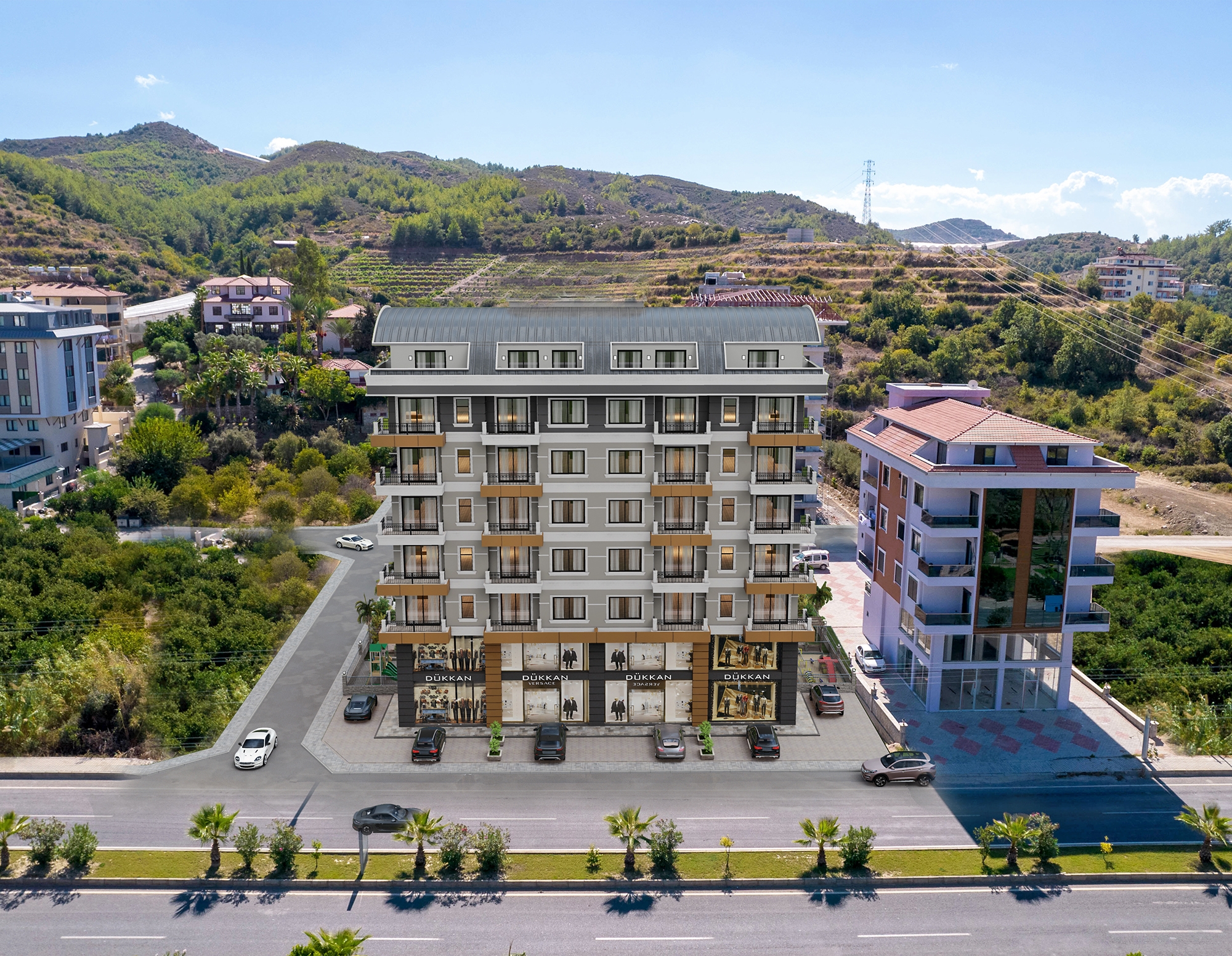Luxury 1+1 Apartment with Mountain View, Alanya - Demirtas