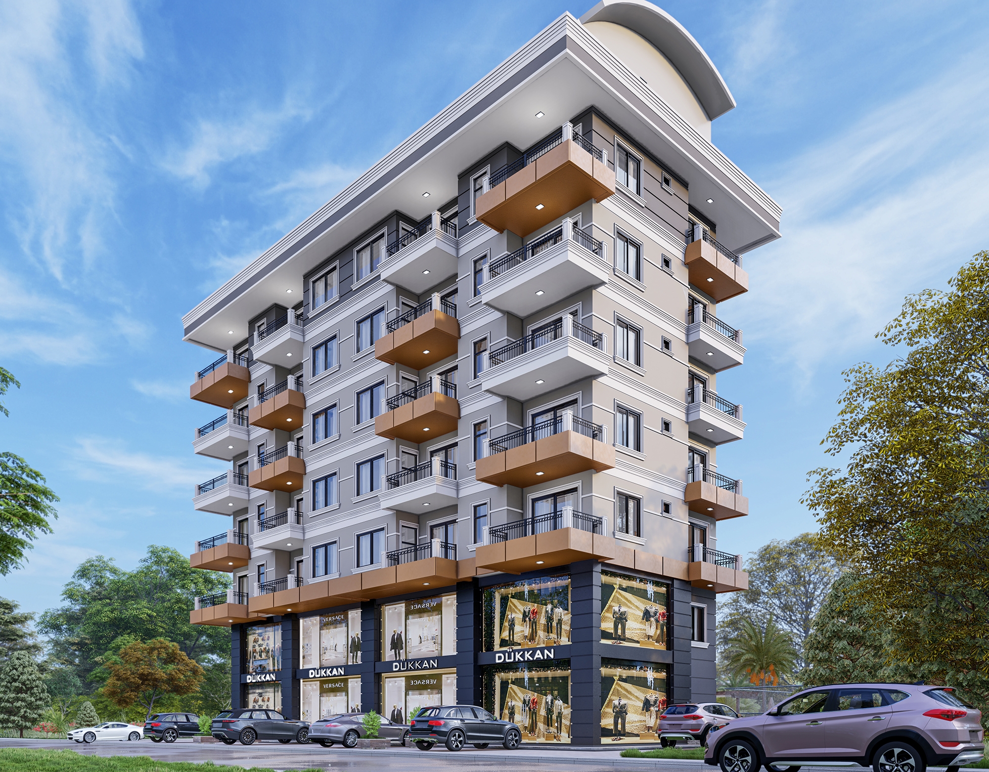 Luxury 1+1 Apartment with Mountain View, Alanya - Demirtas