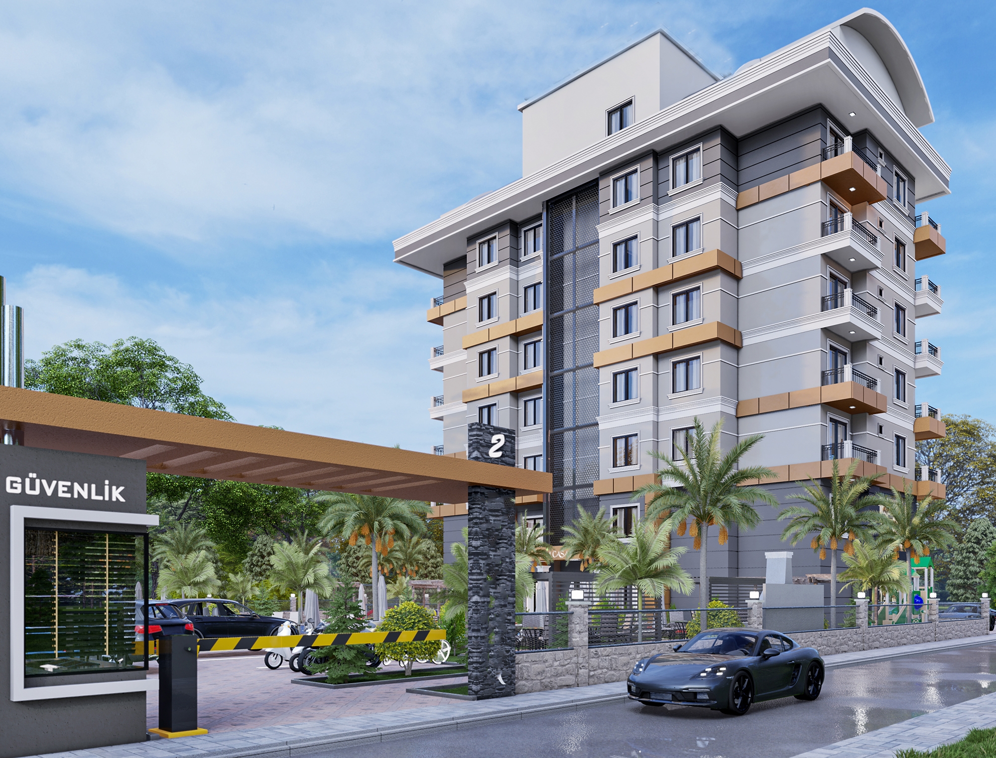 Luxury 1+1 Apartment with Mountain View, Alanya - Demirtas