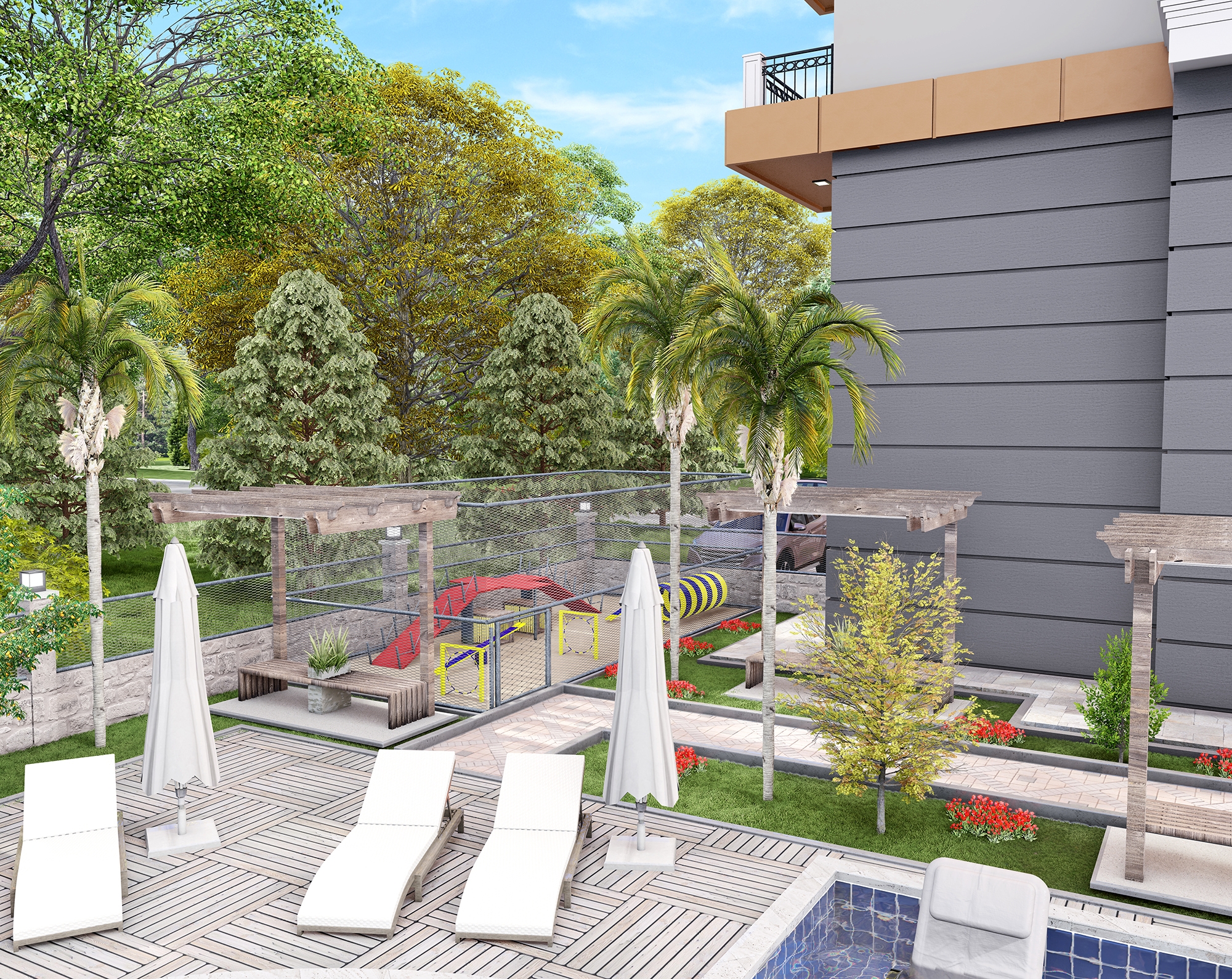 Luxury 1+1 Apartment with Mountain View, Alanya - Demirtas