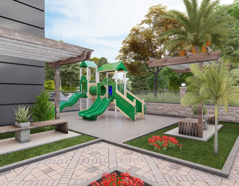 Luxury 1+1 Apartment with Mountain View, Alanya - Demirtas