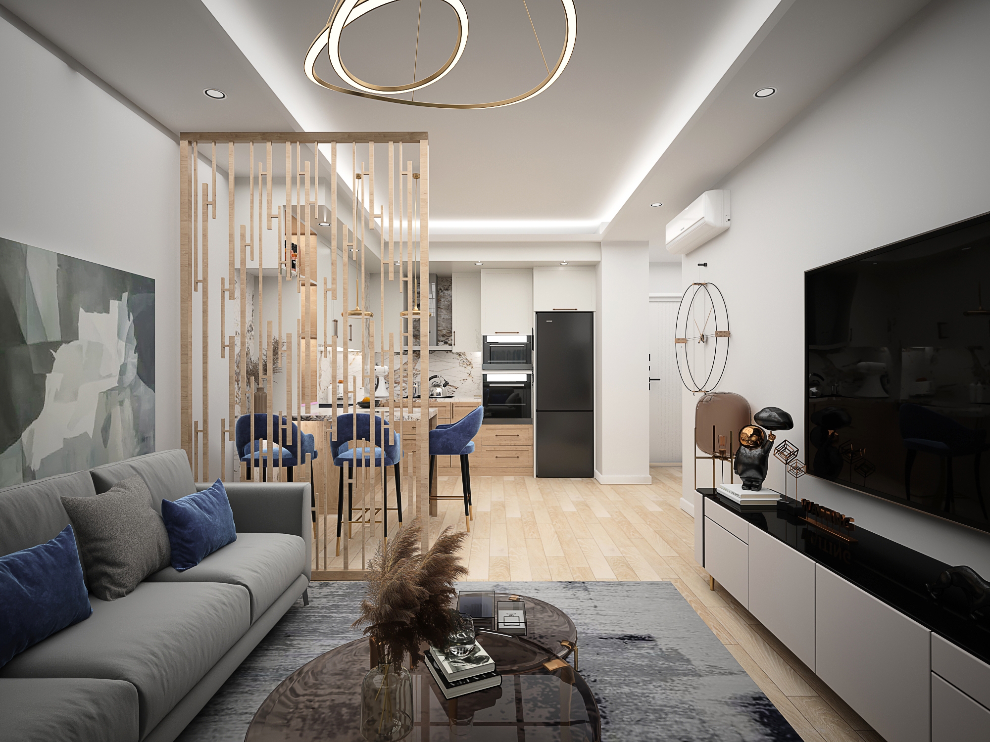 Luxury 1+1 Apartment with Mountain View, Alanya - Demirtas