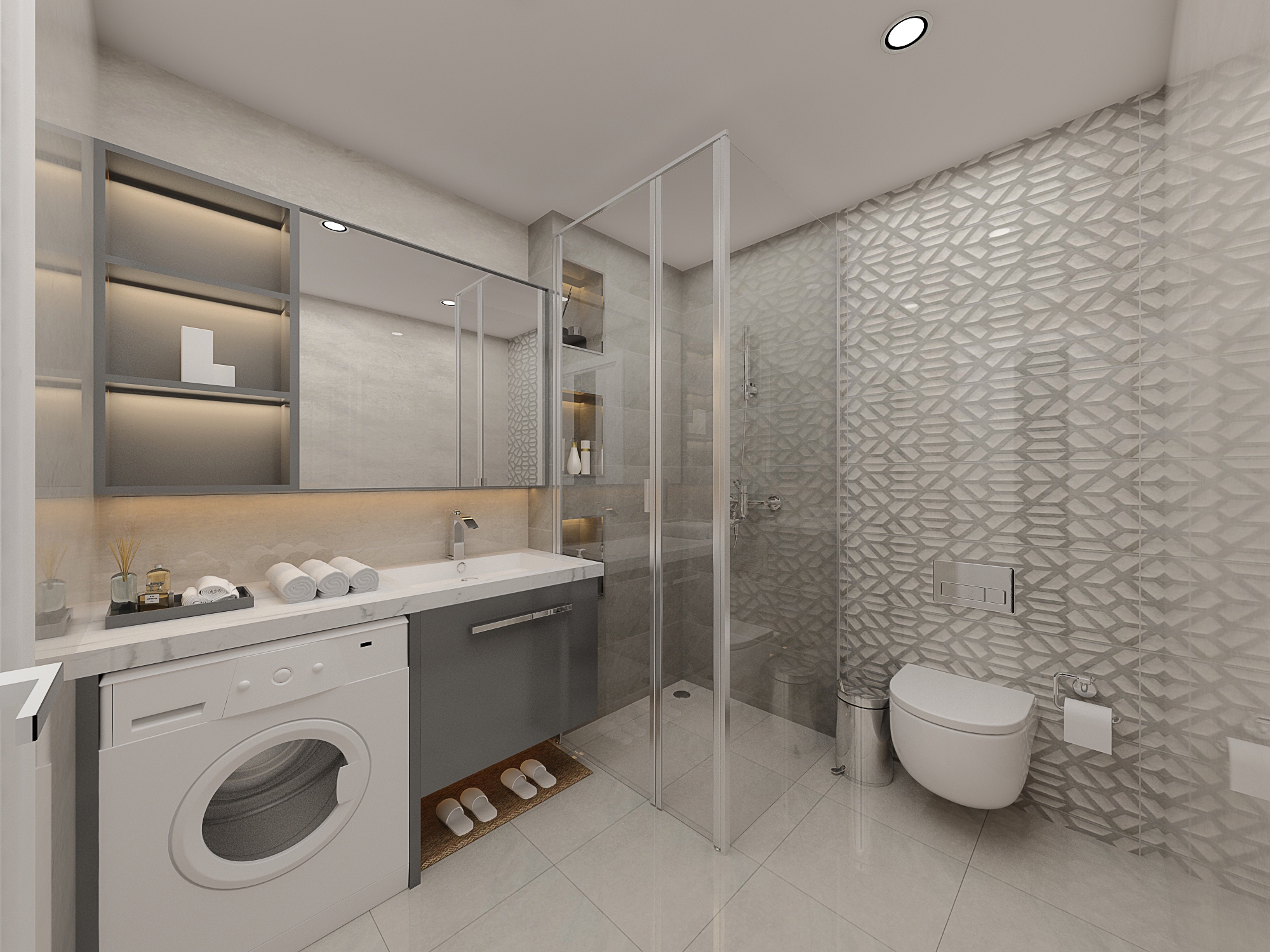 Luxury 1+1 Apartment with Mountain View, Alanya - Demirtas