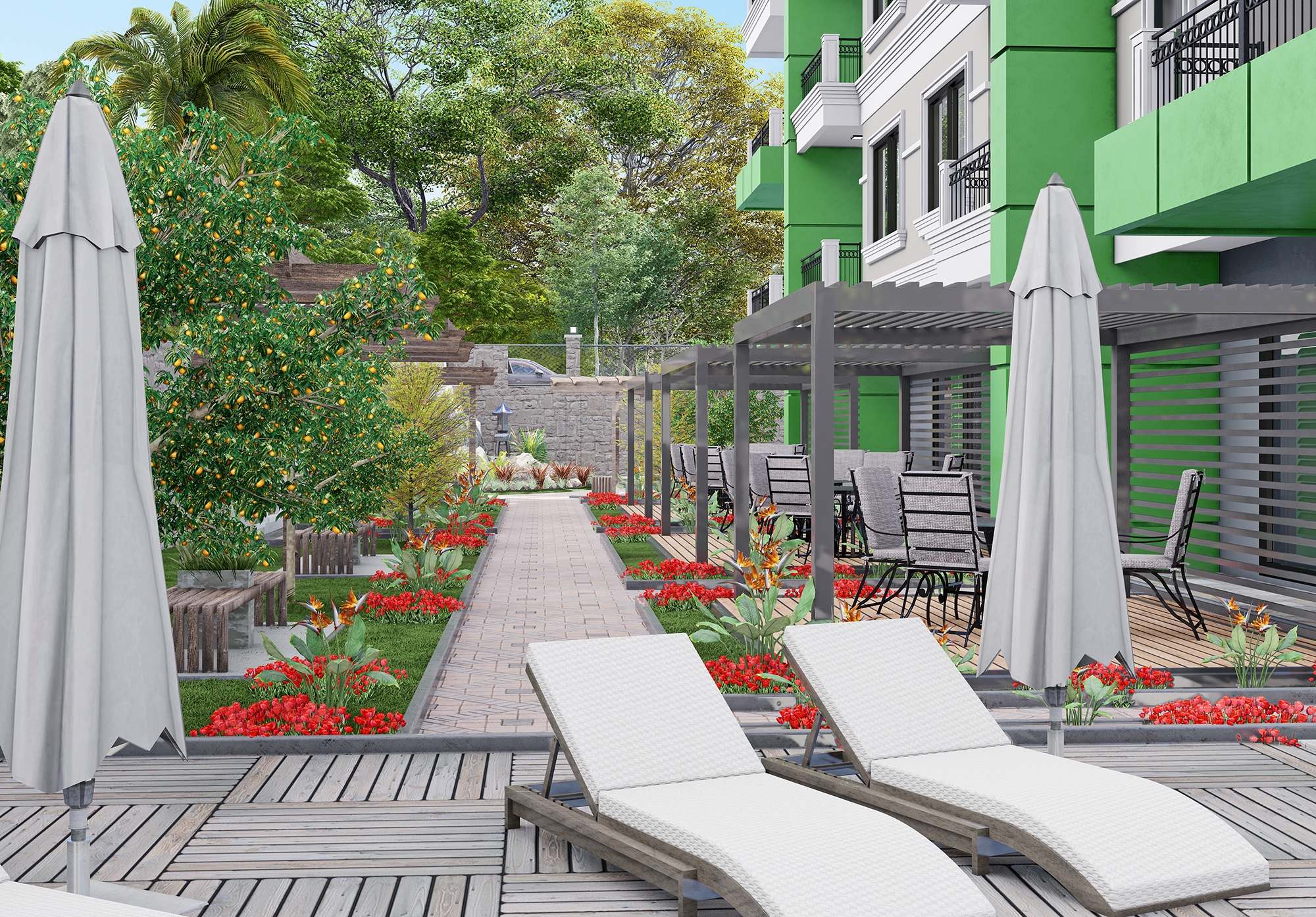 Luxuriöses 1+1 Apartment mit Bergblick in Demirtas, Alanya