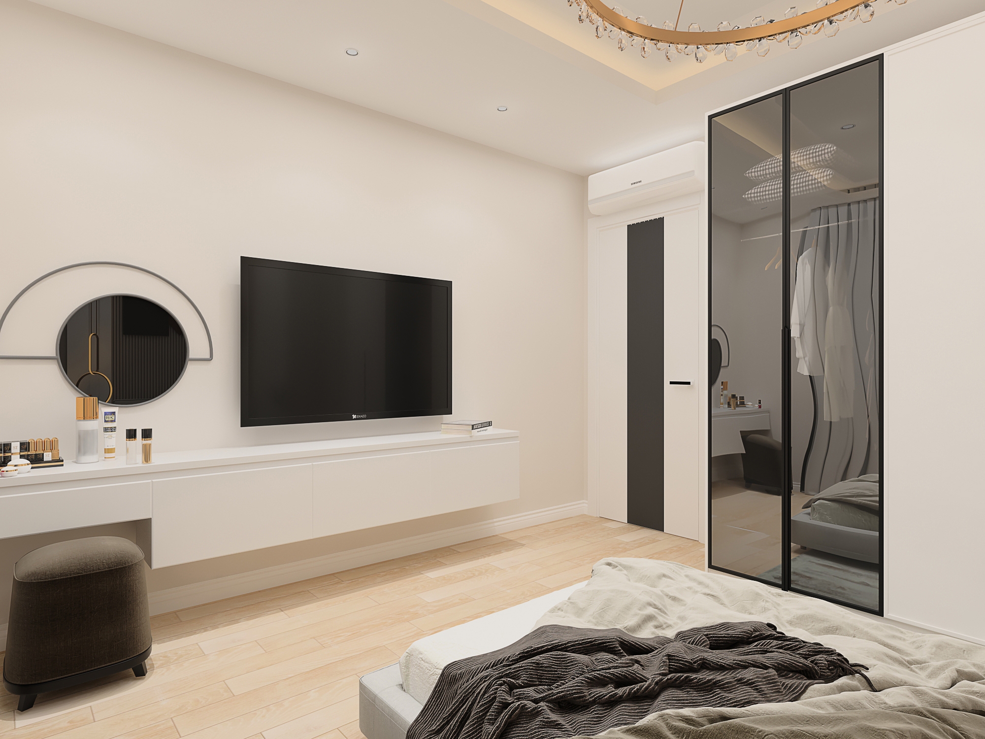 Luxuriöses 1+1 Apartment mit Bergblick in Demirtas, Alanya