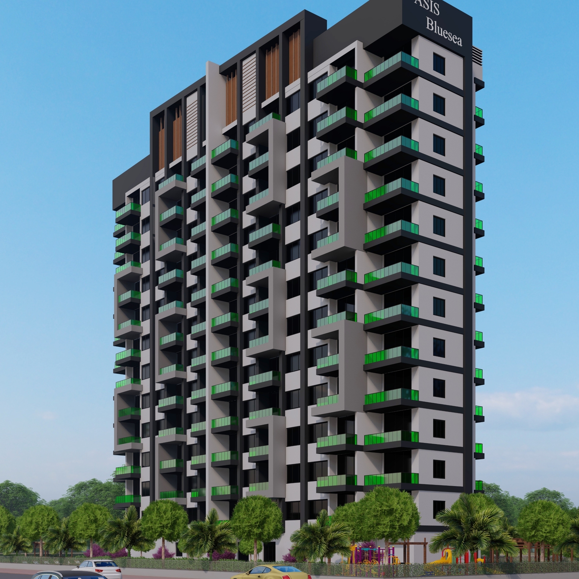 Luxuriöses 1+1 Apartment mit Meerblick und Bergblick, Mersin - Ayaş