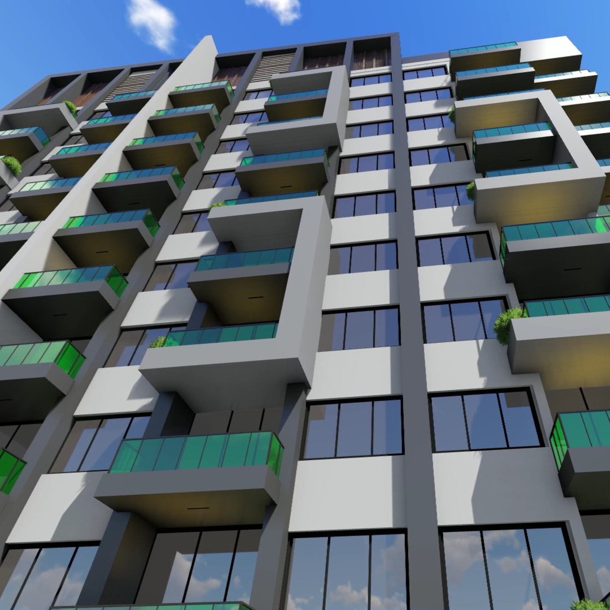 Luxuriöses 1+1 Apartment mit Meerblick und Bergblick, Mersin - Ayaş