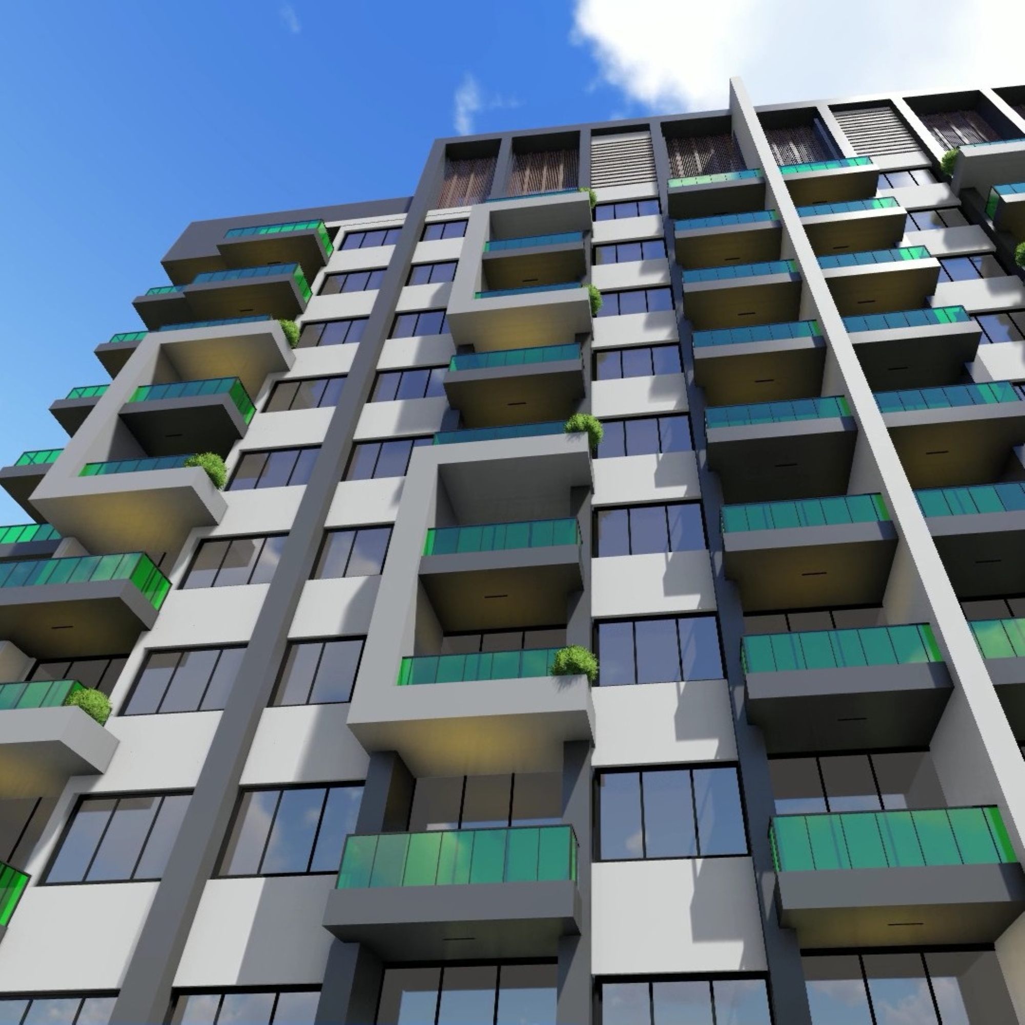 Luxuriöses 1+1 Apartment mit Meerblick und Bergblick, Mersin - Ayaş