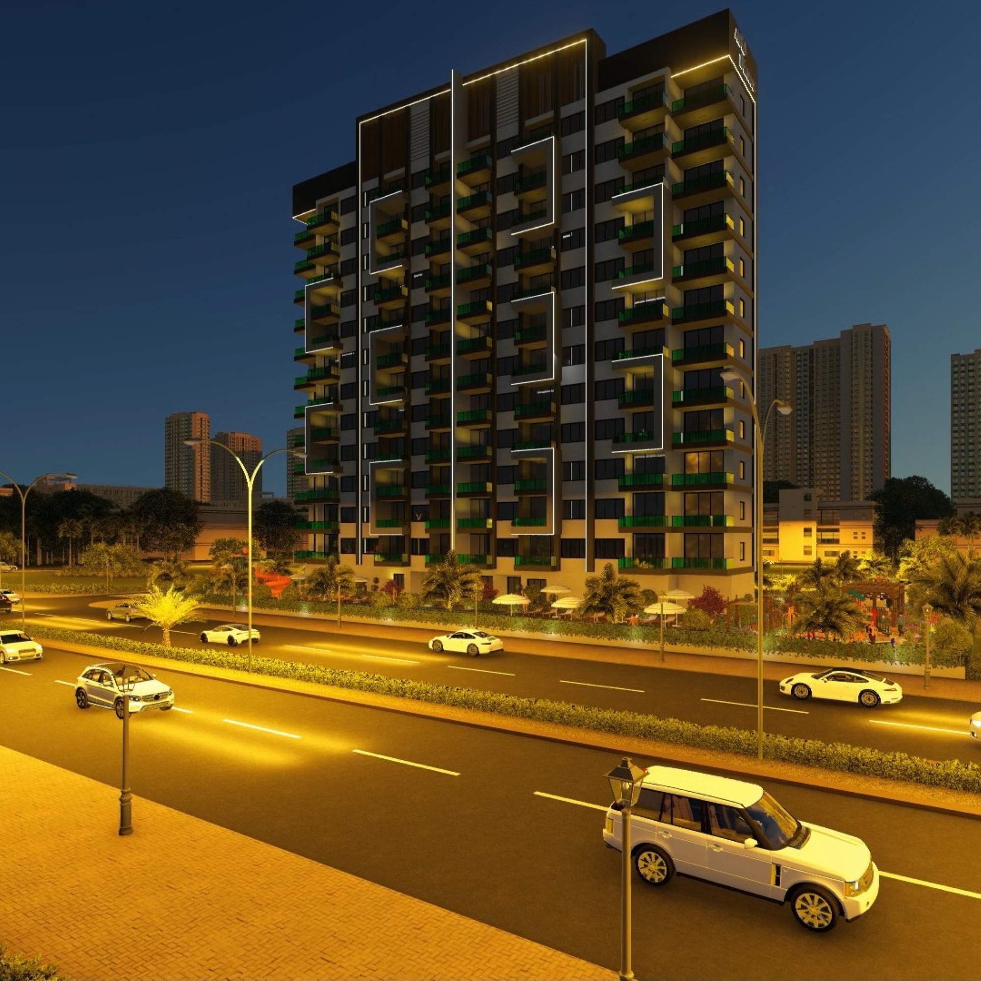 Luxuriöses 1+1 Apartment mit Meerblick und Bergblick, Mersin - Ayaş