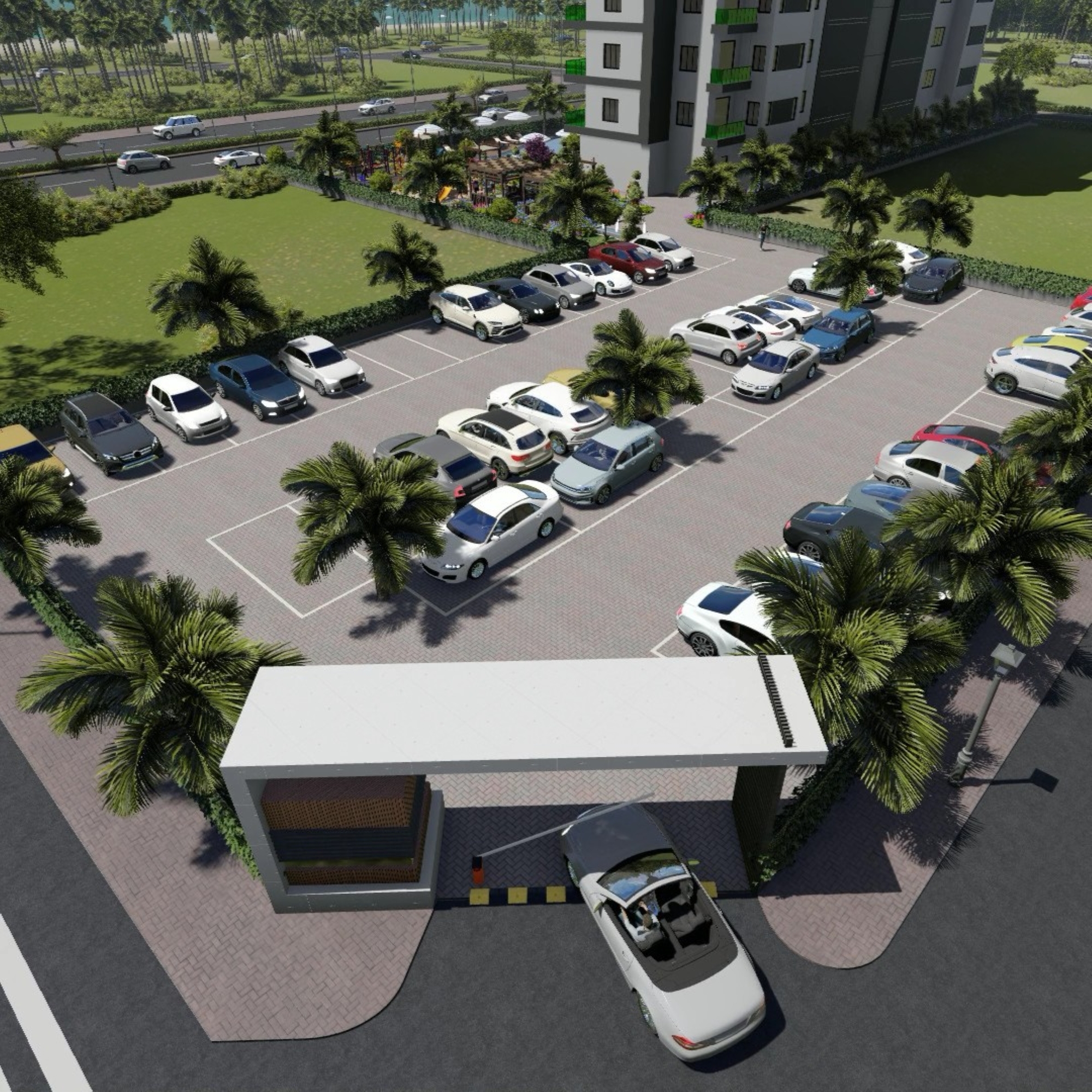 Luxuriöses 1+1 Apartment mit Meerblick und Bergblick, Mersin - Ayaş