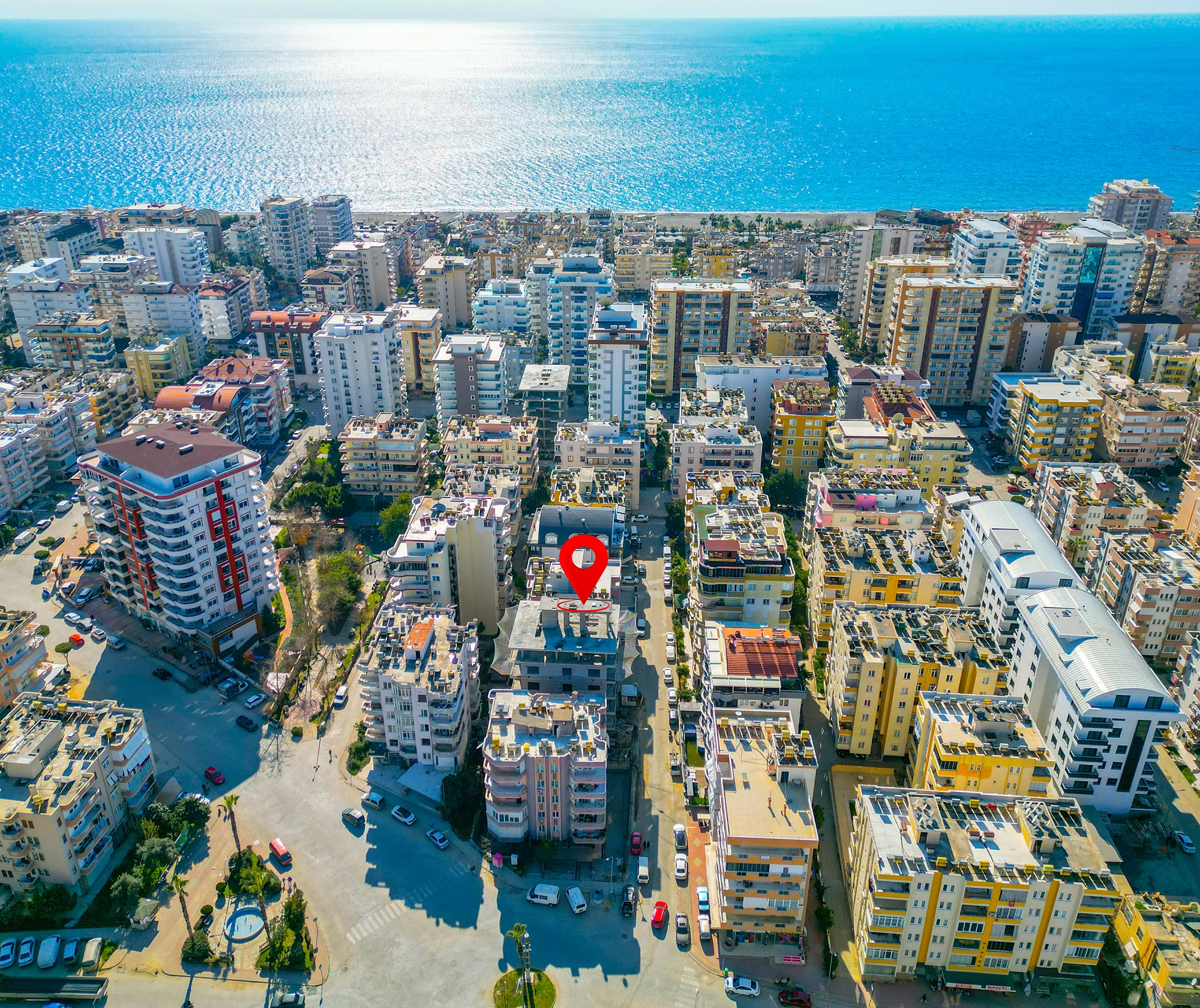 Bergblick 1+1 Wohnung in Mahmutlar, Alanya