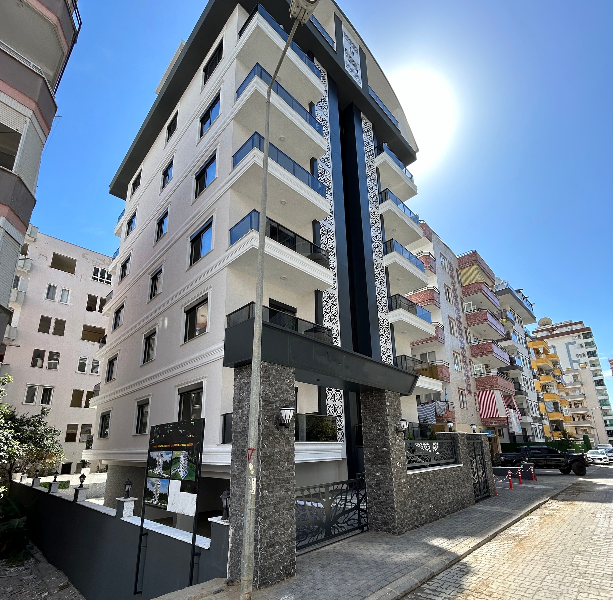 Bergblick 1+1 Wohnung in Mahmutlar, Alanya