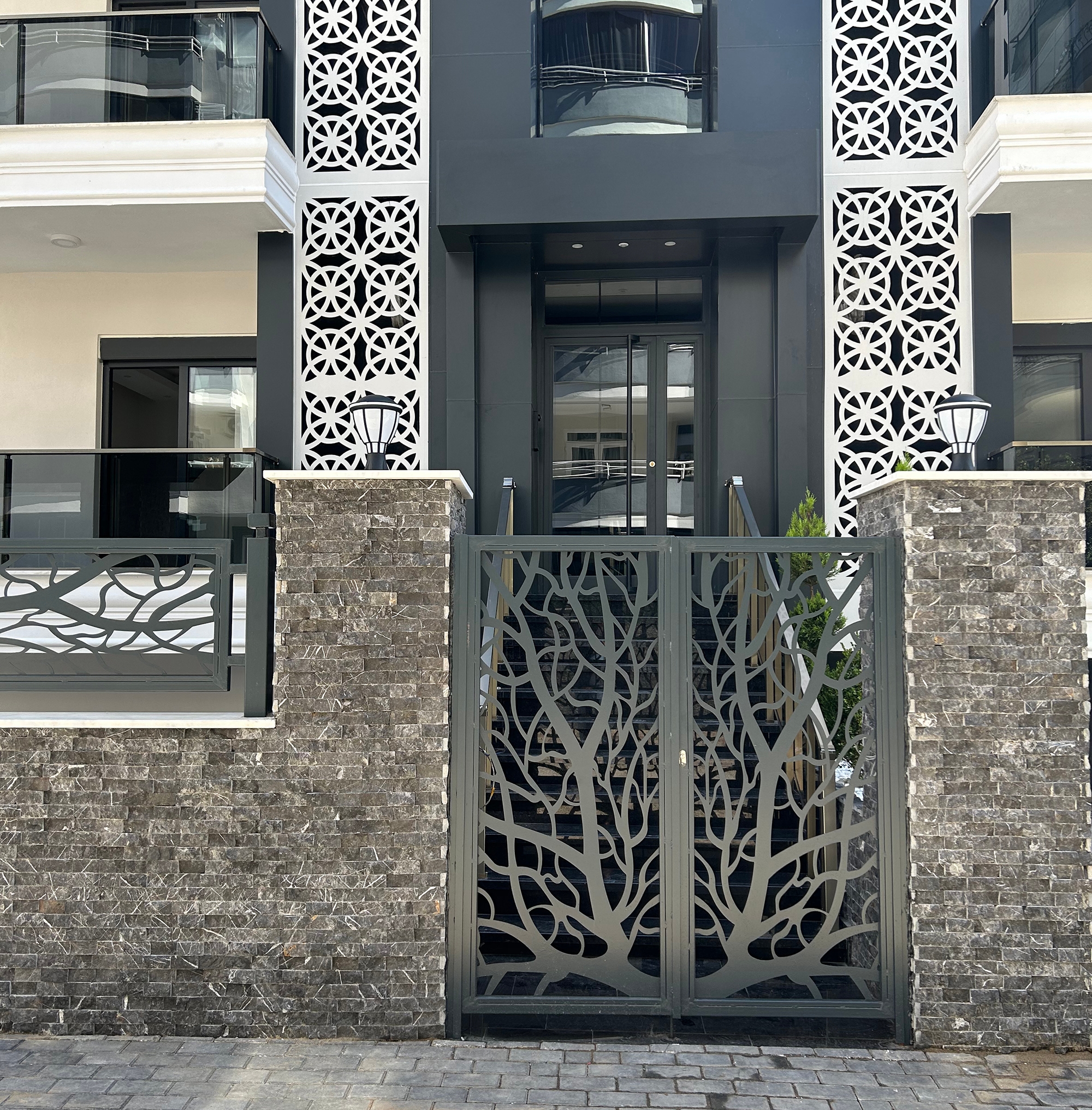 Bergblick 1+1 Wohnung in Mahmutlar, Alanya