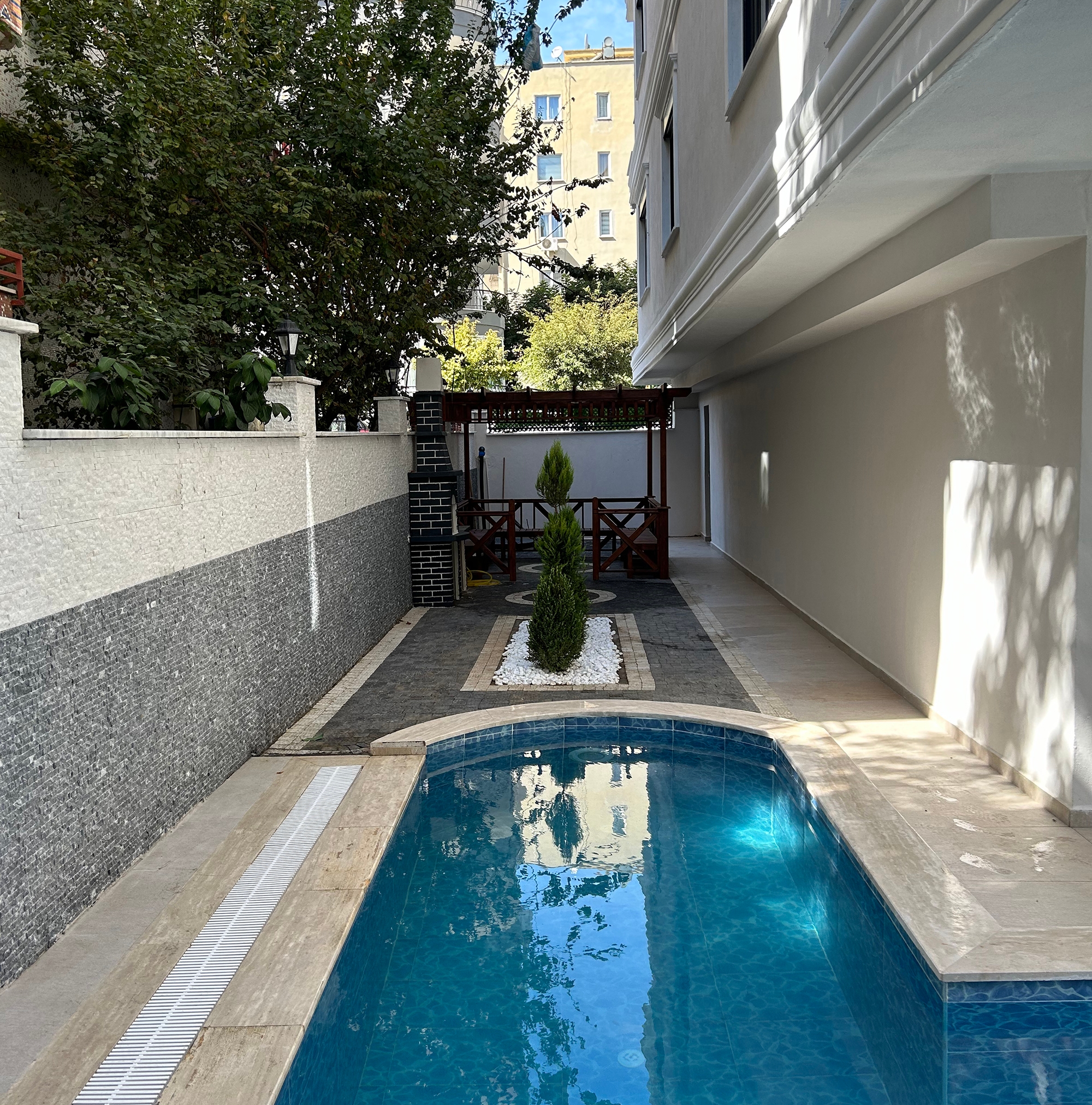 Bergblick 1+1 Wohnung in Mahmutlar, Alanya