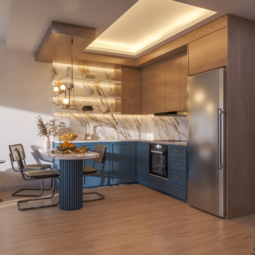 Luxuriöses 1+1 Apartment mit Meeres- und Burgblick, Mersin Ayas