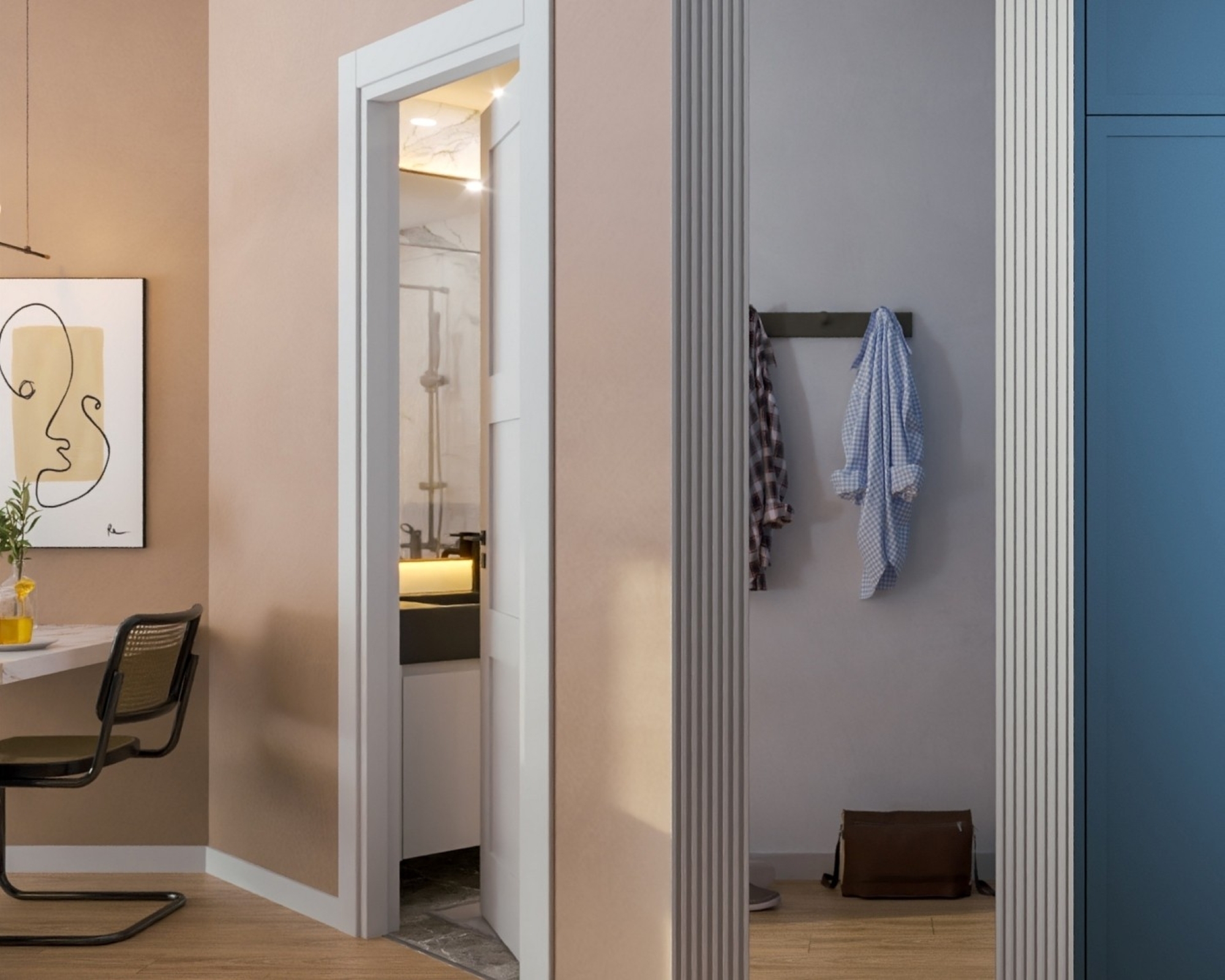 Luxuriöses 1+1 Apartment mit Meeres- und Burgblick, Mersin Ayas
