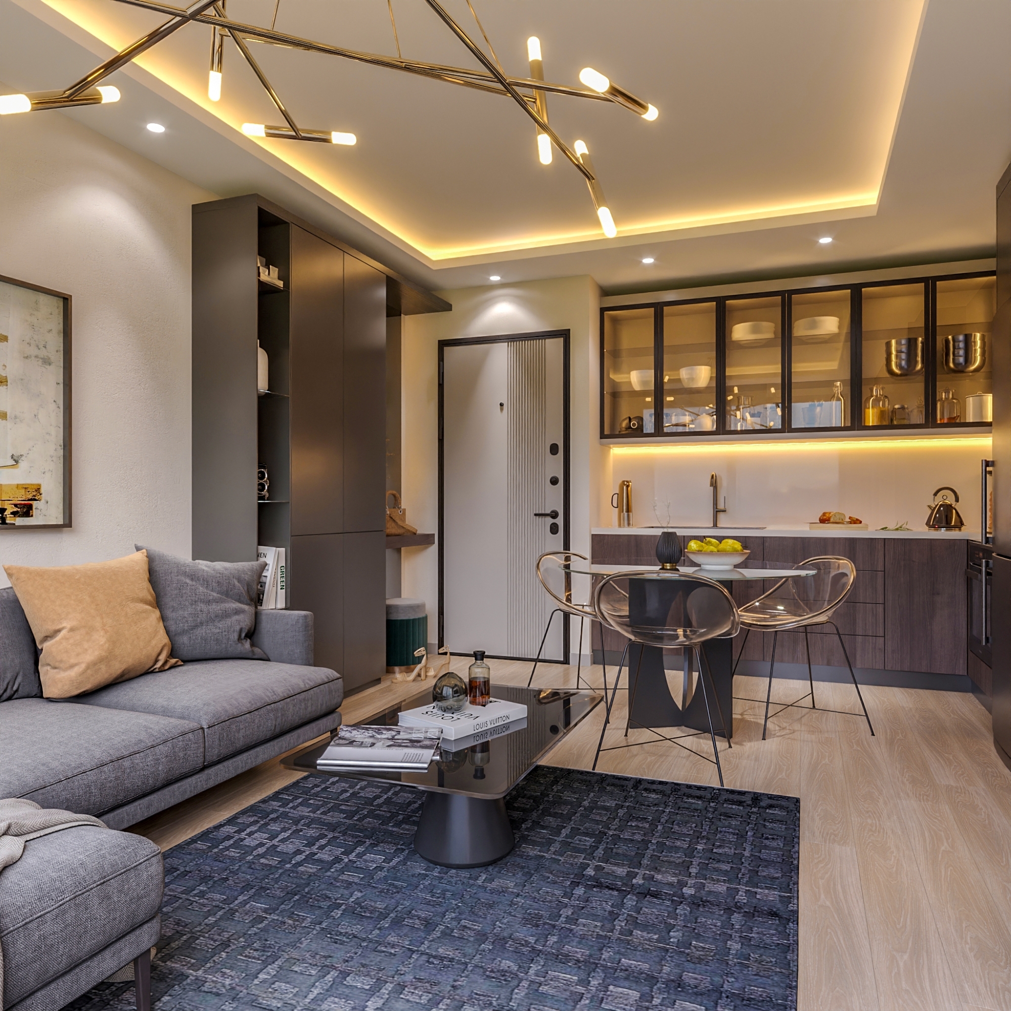 Luxuriöse 2+1 Wohnung mit Meerblick und Burgblick, Mersin
