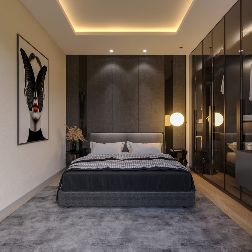 Luxuriöse 2+1 Wohnung mit Meerblick und Burgblick, Mersin
