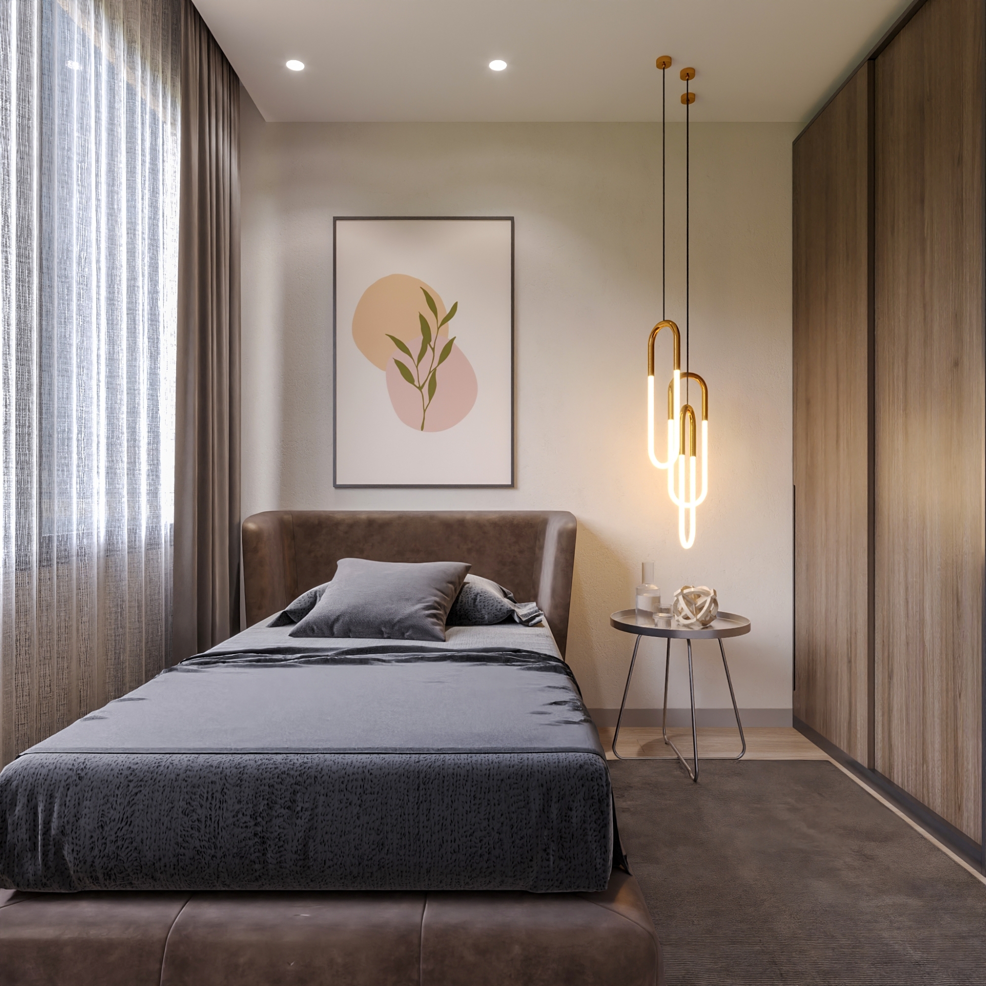 Luxuriöse 2+1 Wohnung mit Meerblick und Burgblick, Mersin