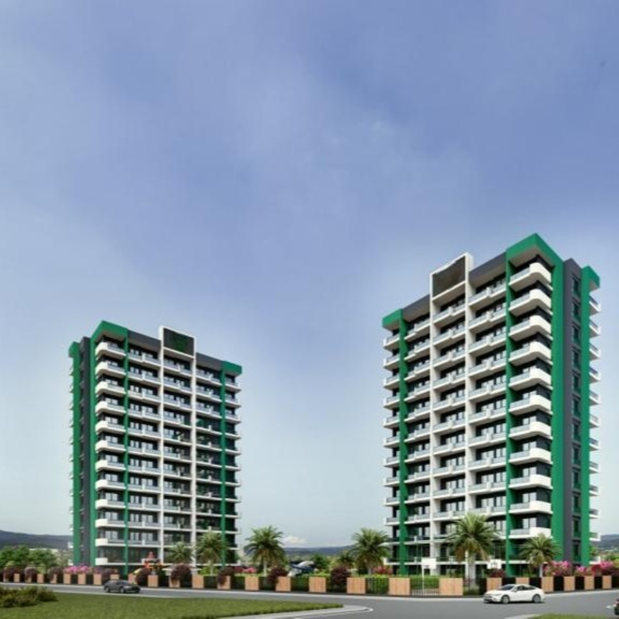 Luxurious 1+1 Apartment with Stunning Views, Mersin-Mezitli