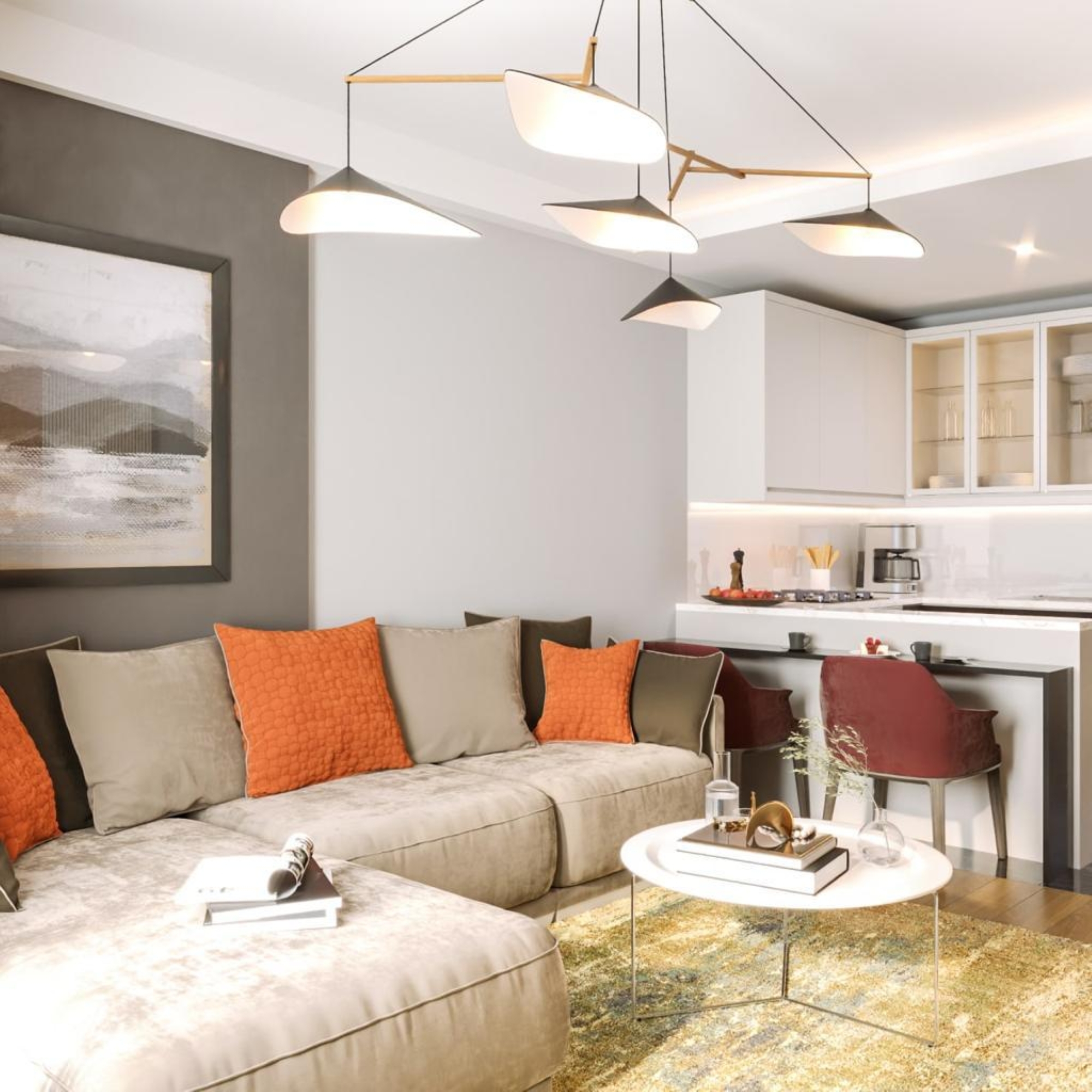 Luxurious 1+1 Apartment with Stunning Views, Mersin-Mezitli