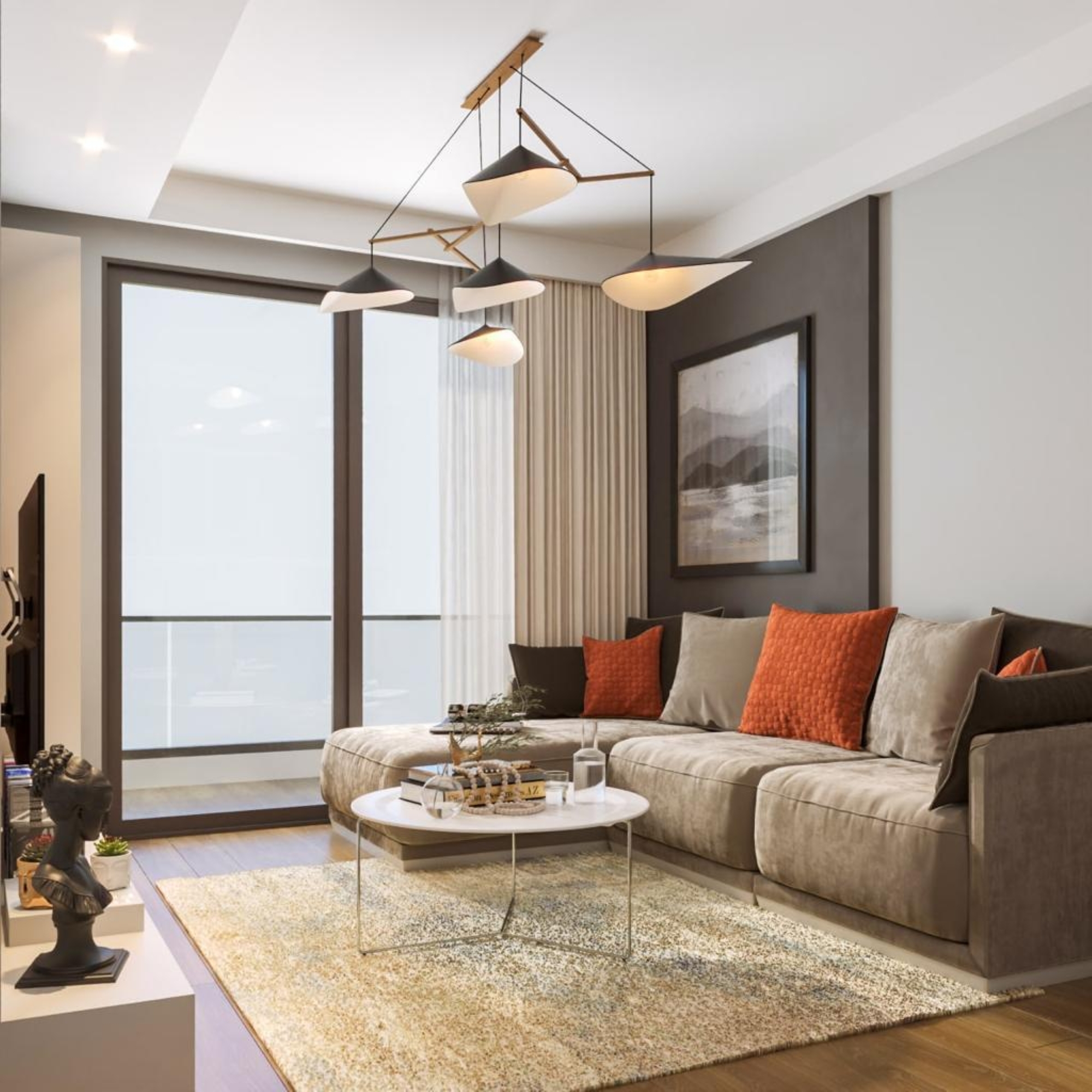 Luxurious 1+1 Apartment with Stunning Views, Mersin-Mezitli