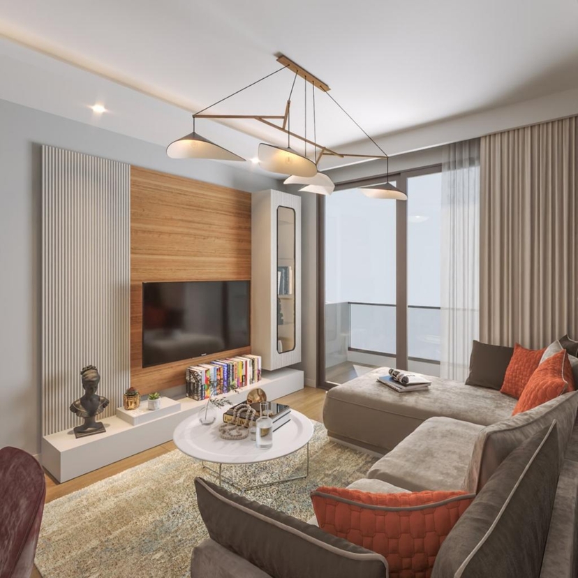 Luxurious 1+1 Apartment with Stunning Views, Mersin-Mezitli