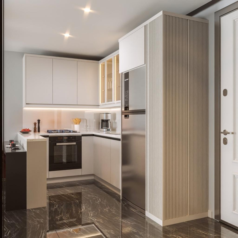 Luxurious 1+1 Apartment with Stunning Views, Mersin-Mezitli