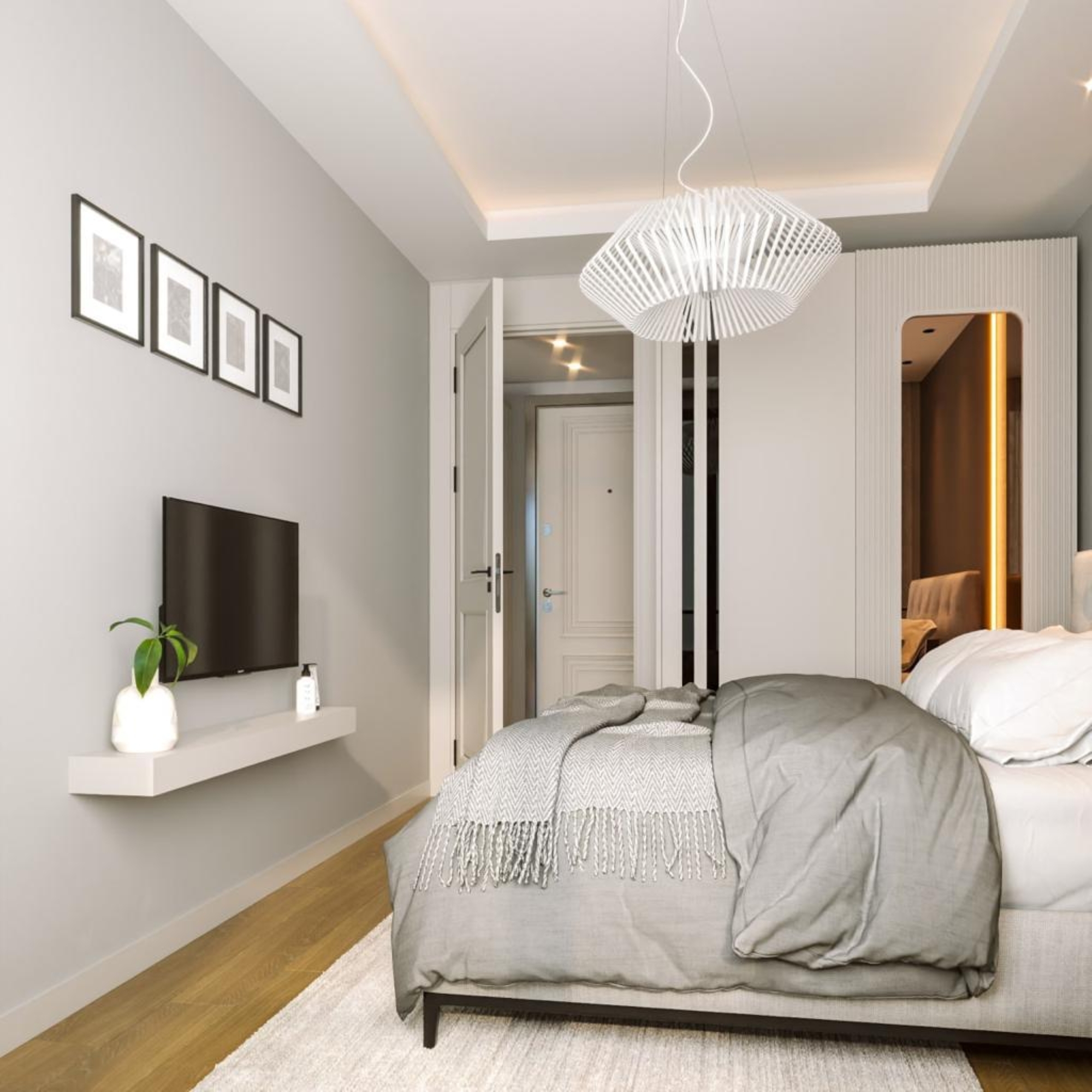 Luxurious 1+1 Apartment with Stunning Views, Mersin-Mezitli