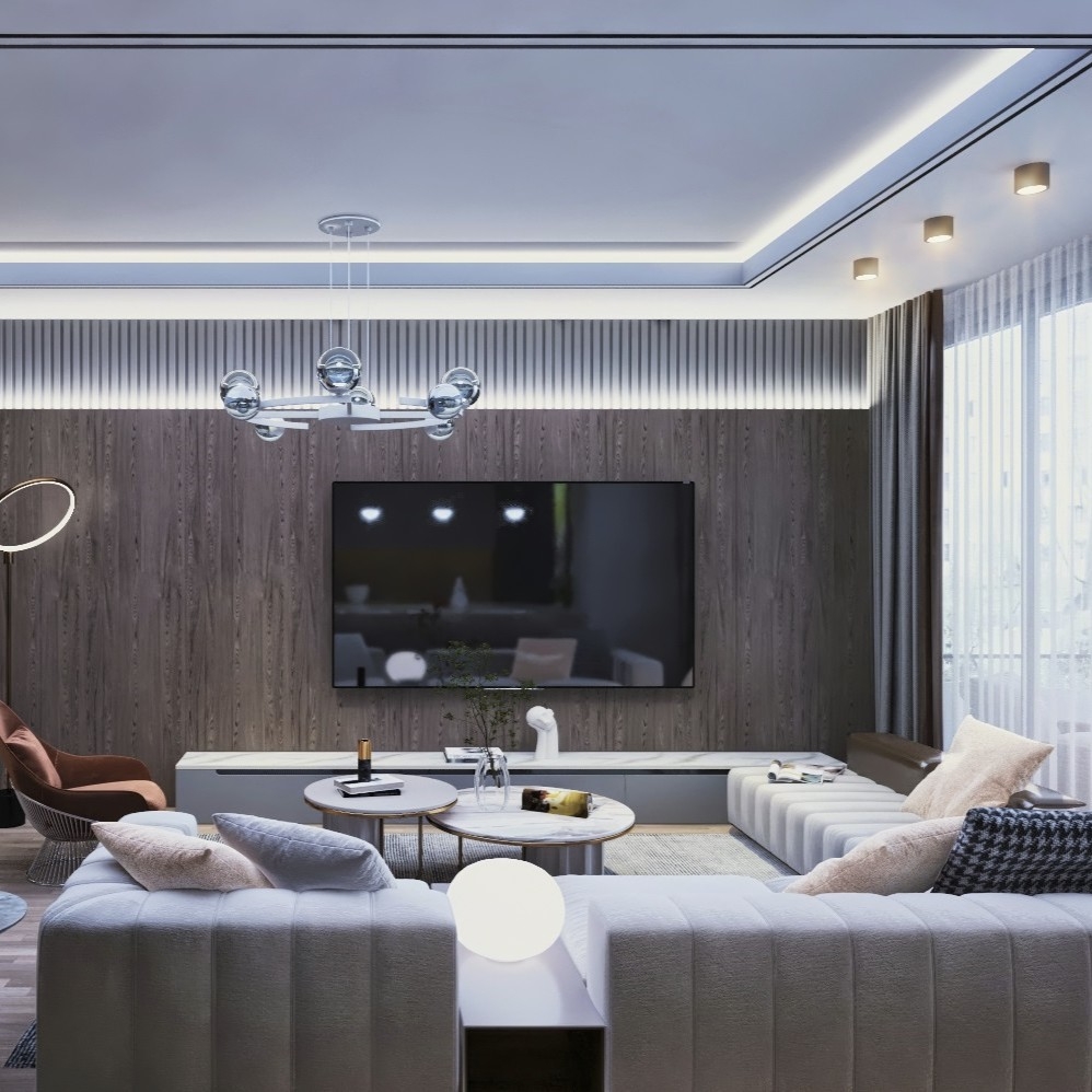 Luxuriöse 2+1 Wohnung mit Meerblick und Burgblick in Mersin - Tece