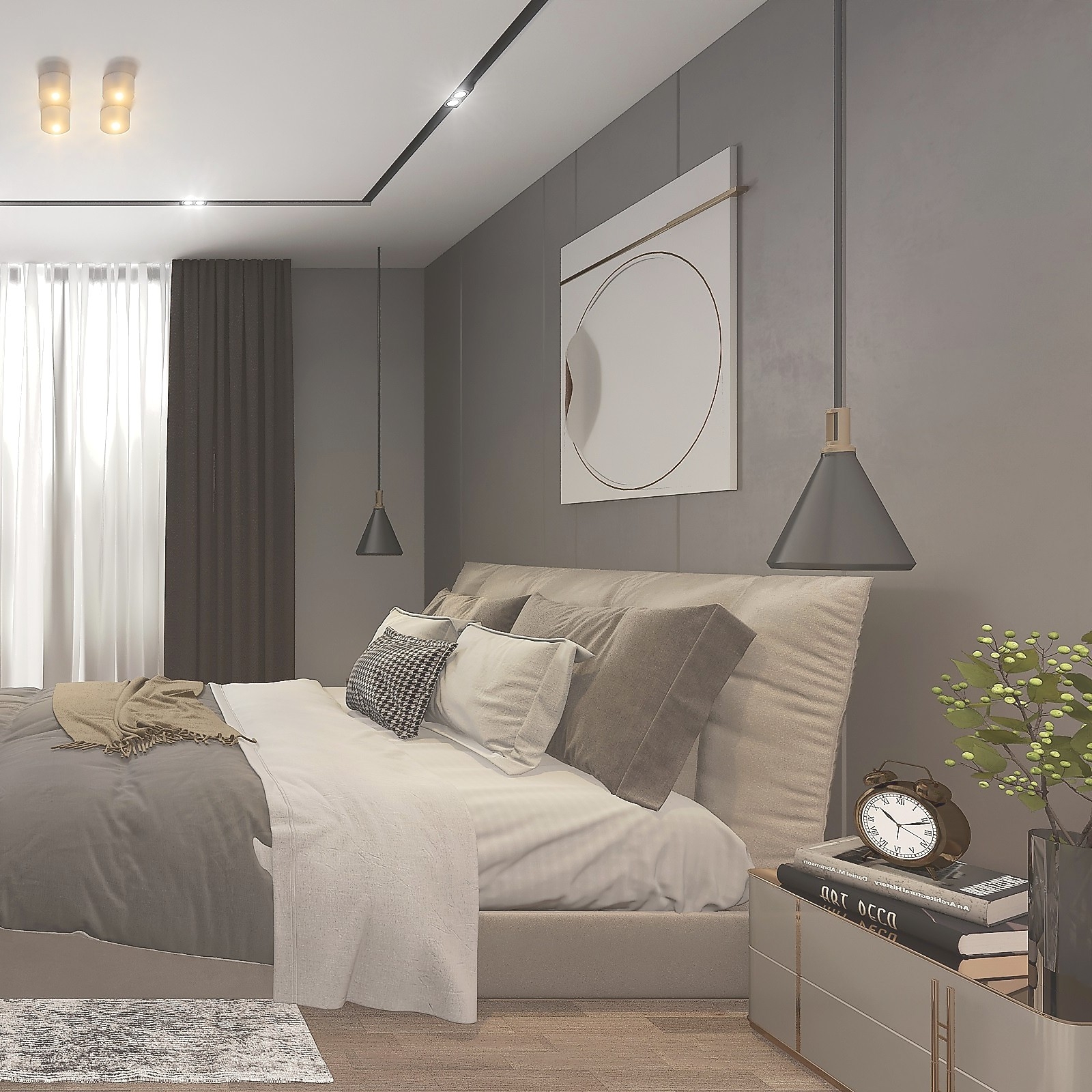 Luxuriöse 2+1 Wohnung mit Meerblick und Burgblick in Mersin - Tece