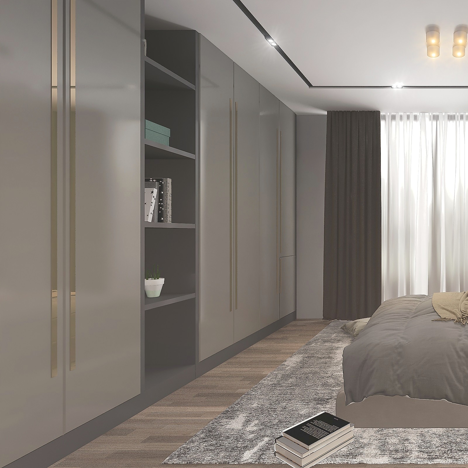 Luxuriöse 2+1 Wohnung mit Meerblick und Burgblick in Mersin - Tece