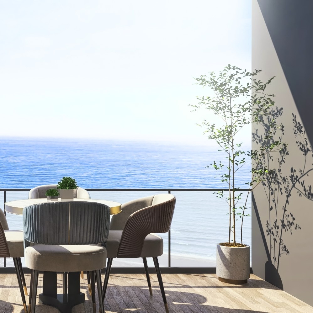 Luxuriöse 2+1 Wohnung mit Meerblick und Burgblick in Mersin - Tece