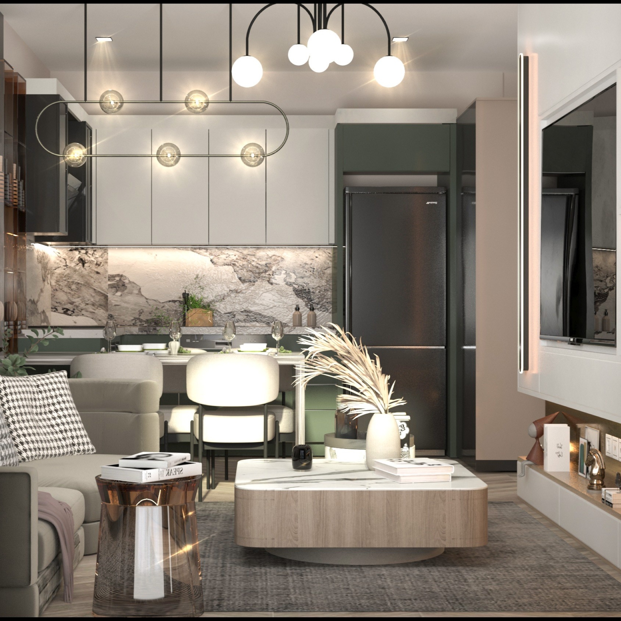 Luxury 2+1 Apartment with Sea, Castle and Mountain Views in Mersin-Tece