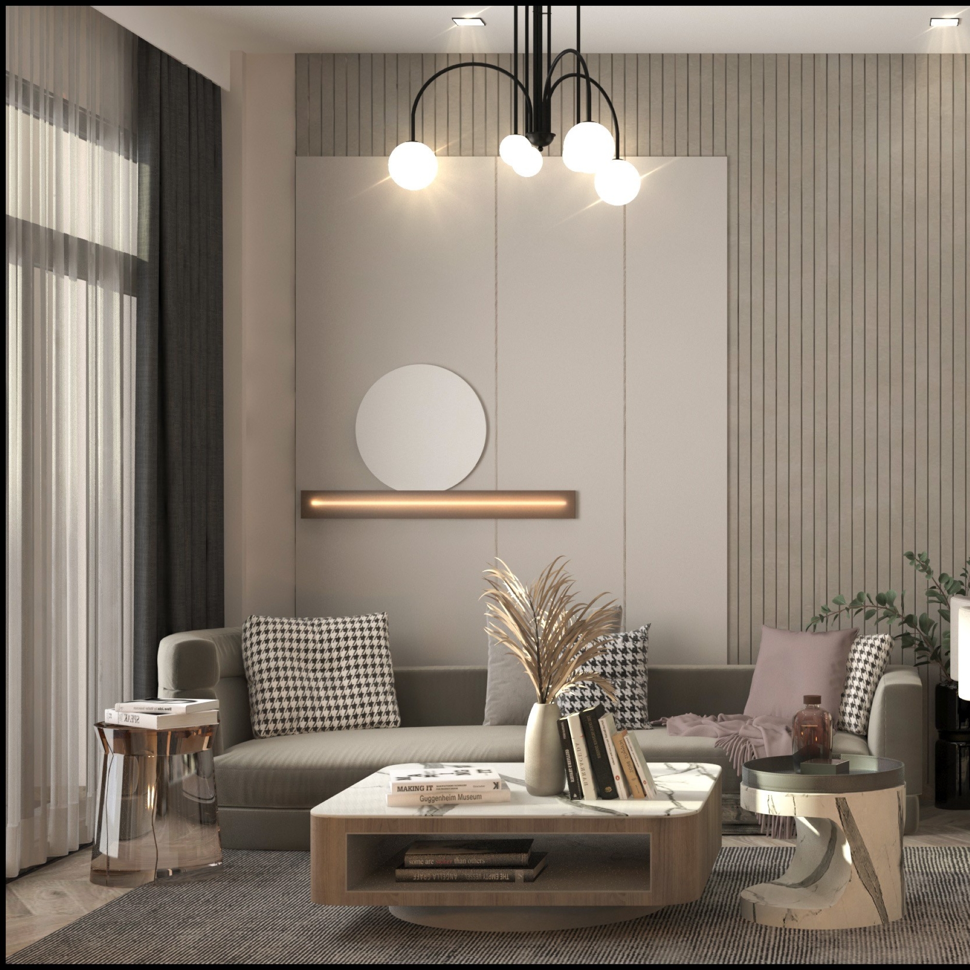 Luxury 2+1 Apartment with Sea, Castle and Mountain Views in Mersin-Tece