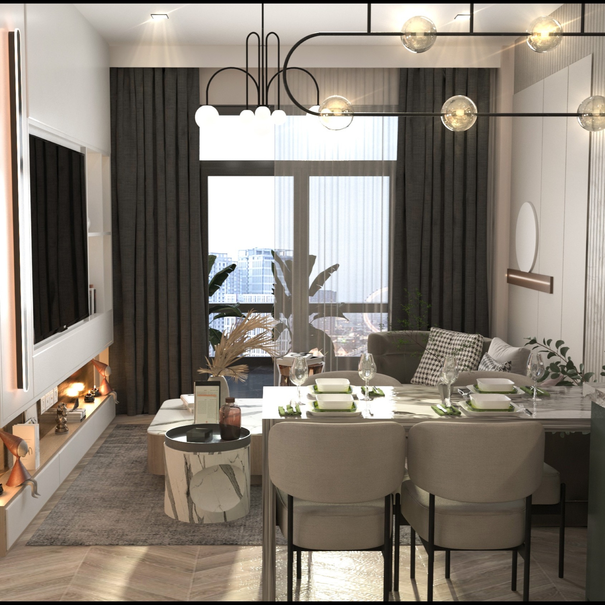 Luxury 2+1 Apartment with Sea, Castle and Mountain Views in Mersin-Tece