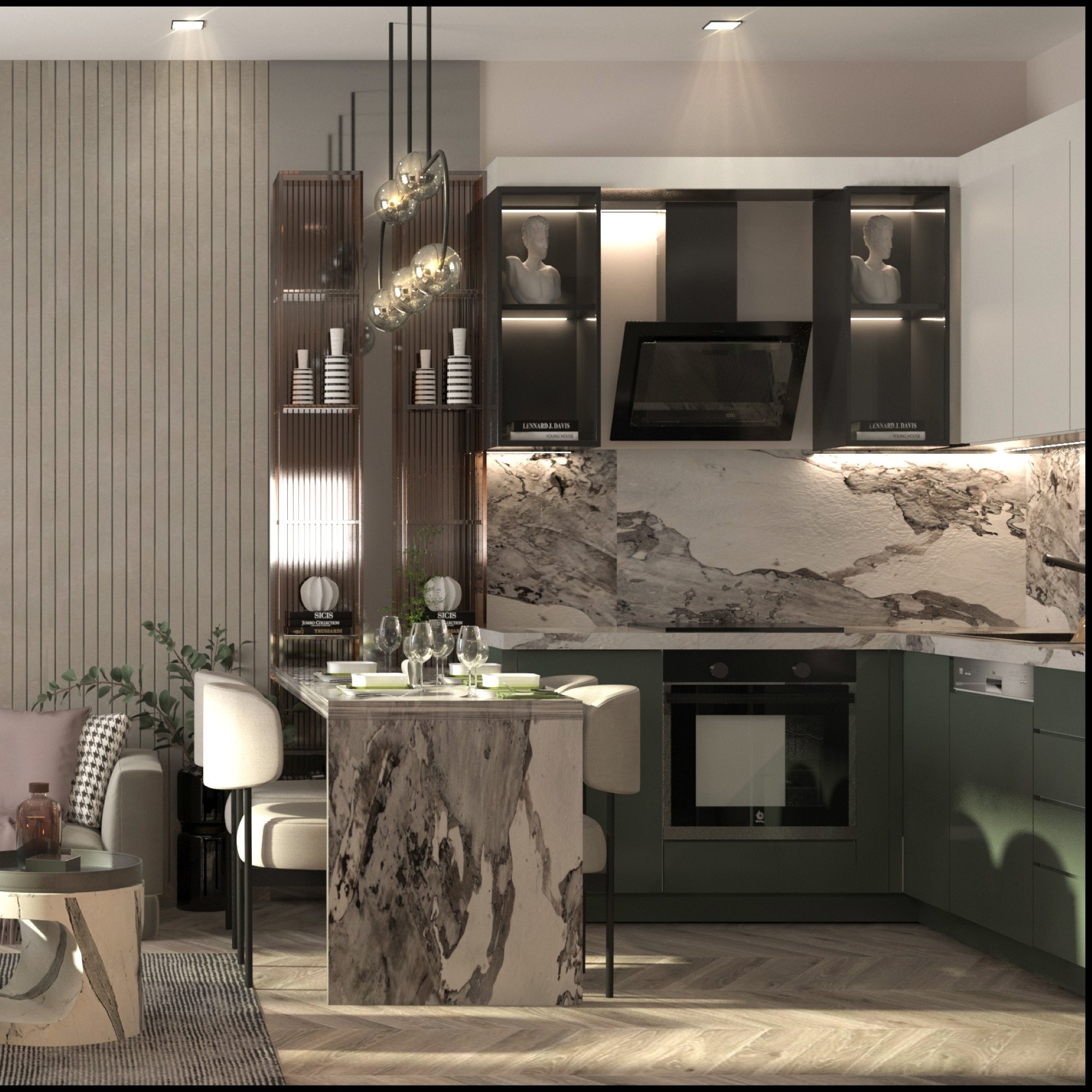 Luxury 2+1 Apartment with Sea, Castle and Mountain Views in Mersin-Tece