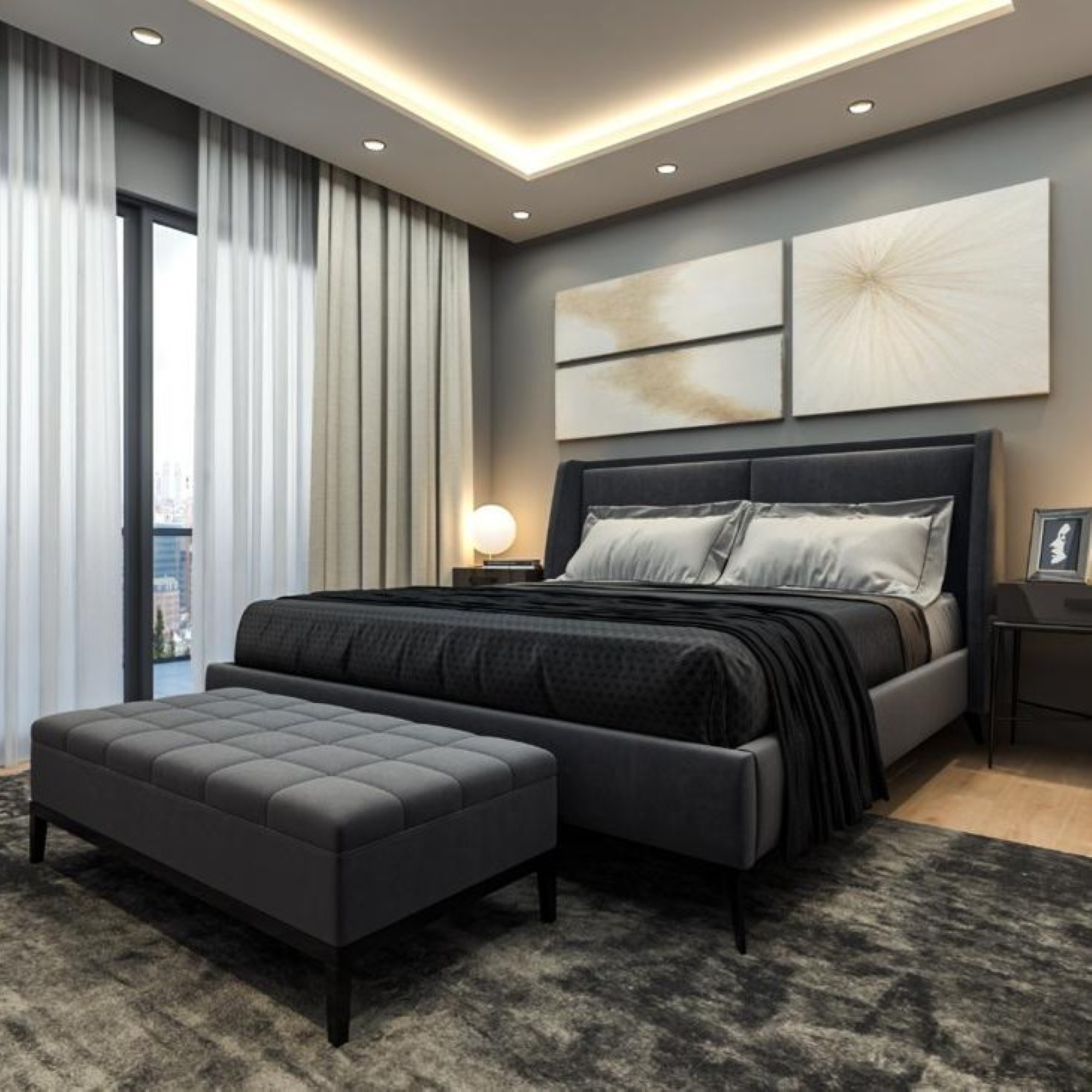 Luxurious 2+1 Apartment with Sea and Mountain Views, Mersin Mezitli