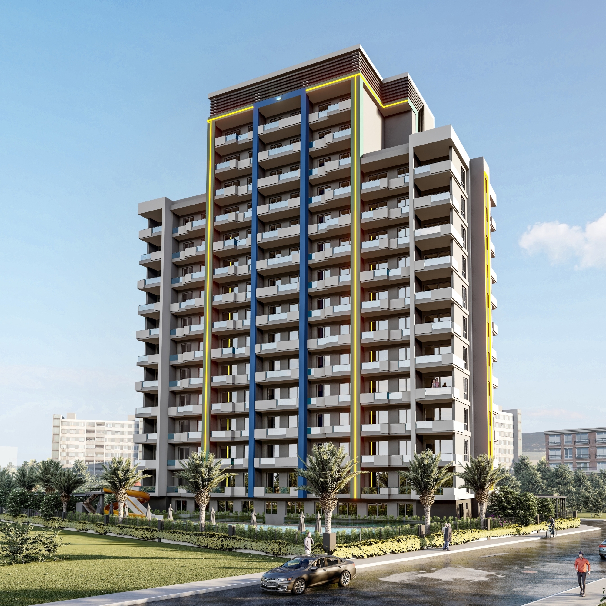 Stylish new residential complex in popular district of Mersin