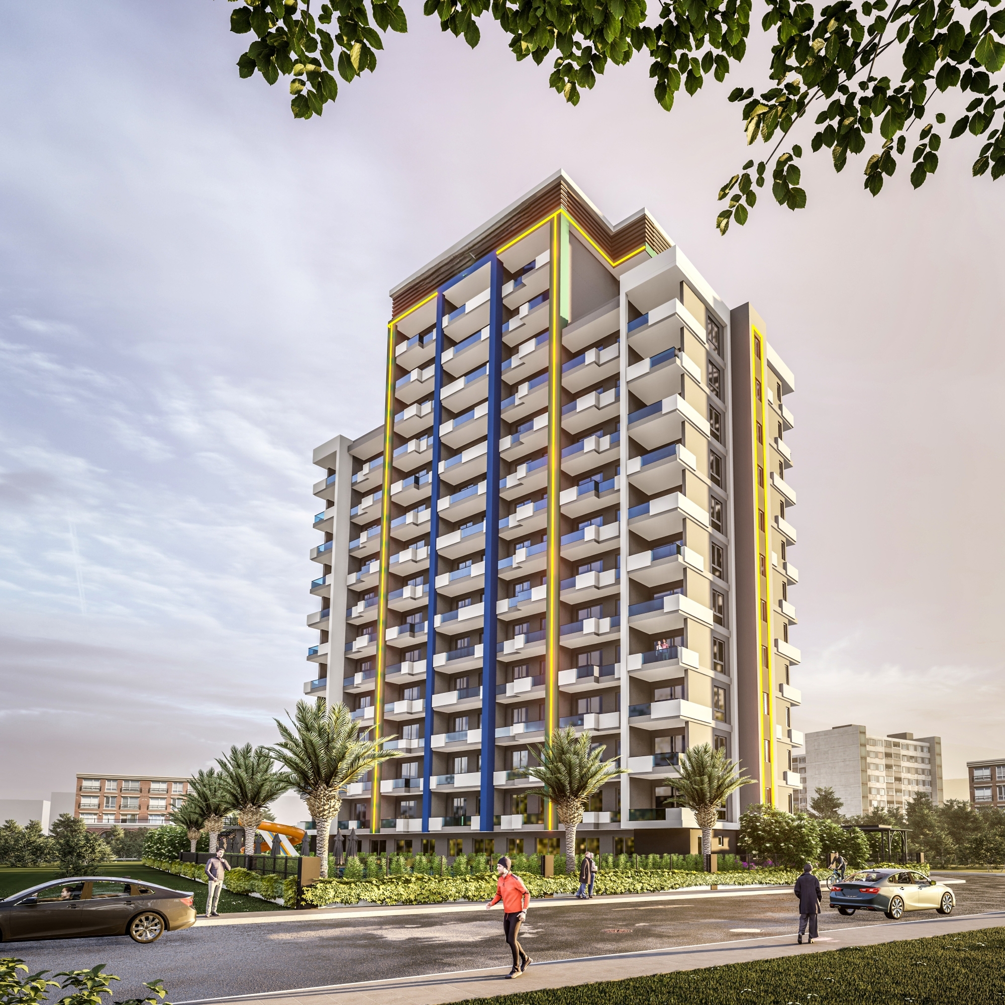 Stylish new residential complex in popular district of Mersin