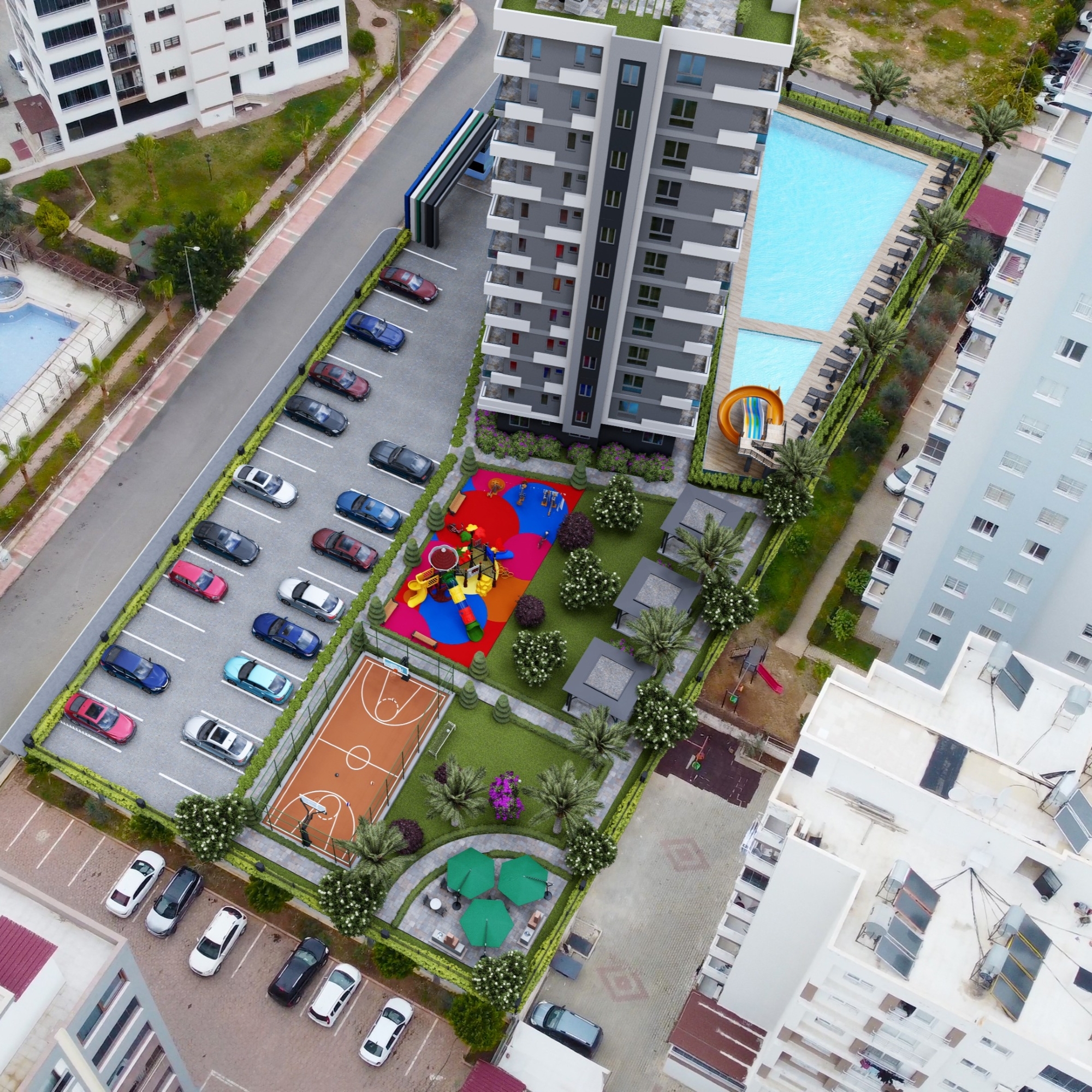 Stylish new residential complex in popular district of Mersin